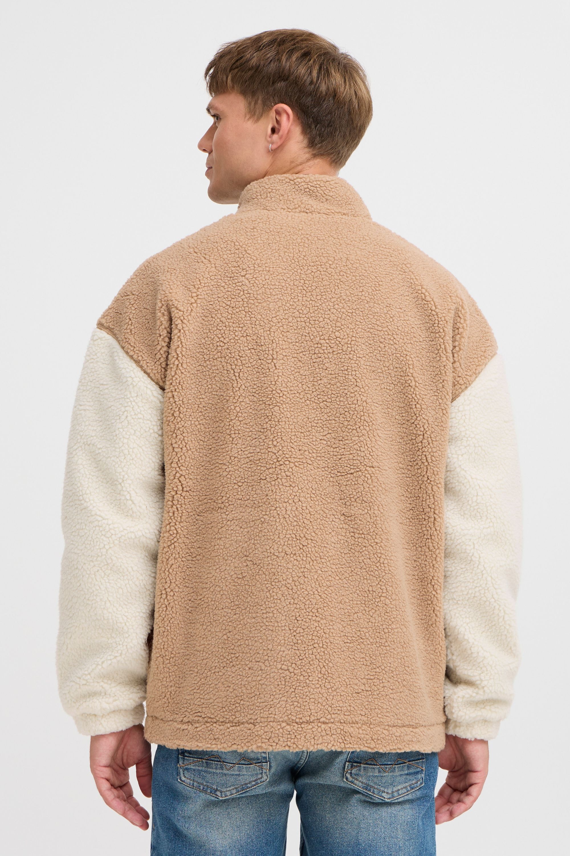 Indicode Fellimitatjacke »Fellimitatjacke IDTrautmar«, ohne Kapuze