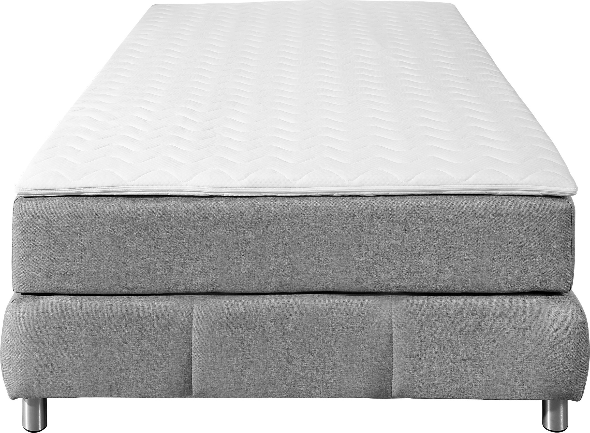 andas Boxspringbett »Salo«, Ohne Kopfteil, inkl. Topper, auch in Überlänge 220 cm