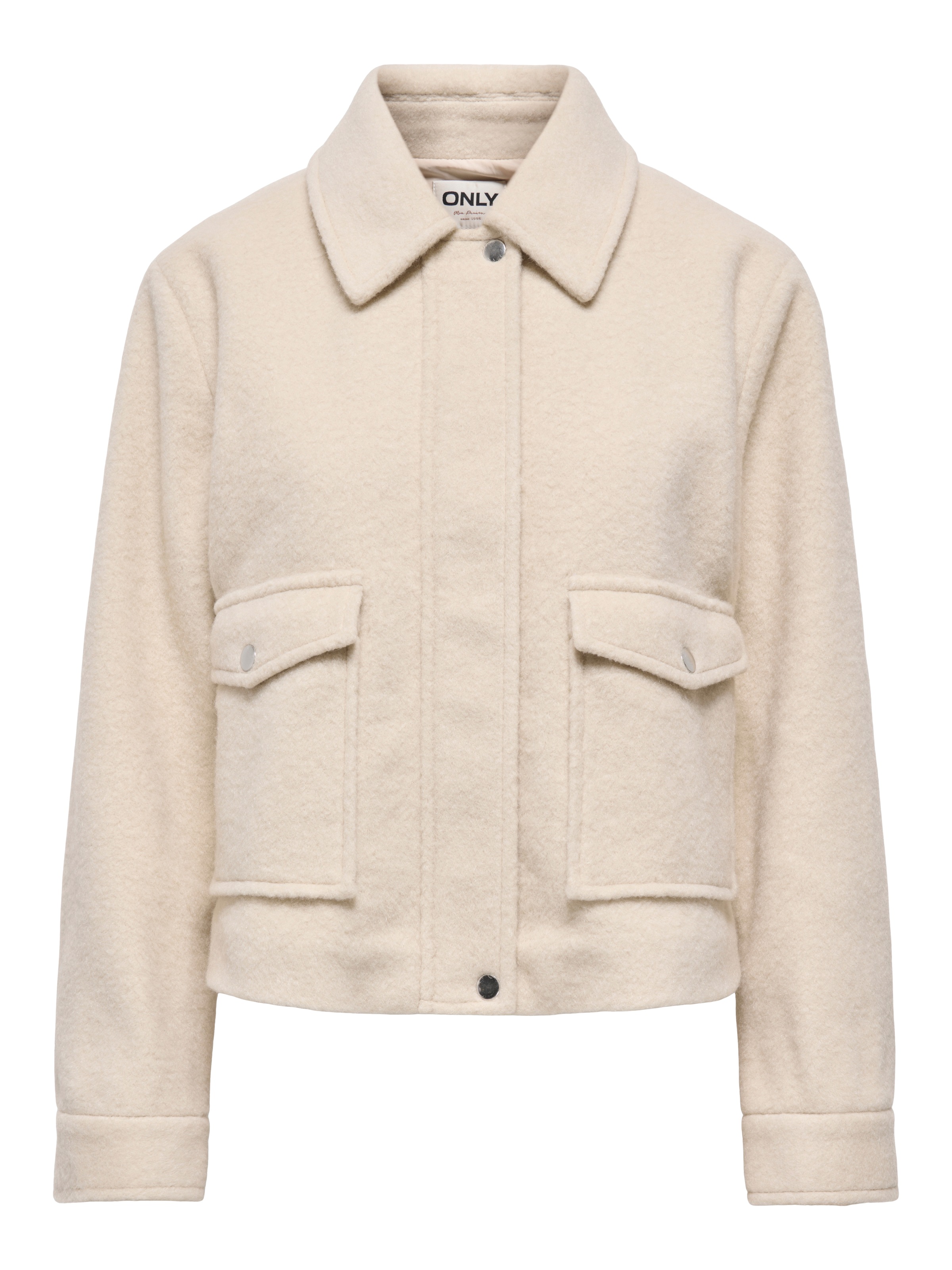 ONLY Kurzjacke »ONLKIKI-MONI SHORT JACKET PNT« Kunstfaser