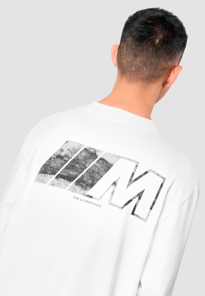 BMW Langarmshirt, mit geprägtem BMW M Logo auf der Brust