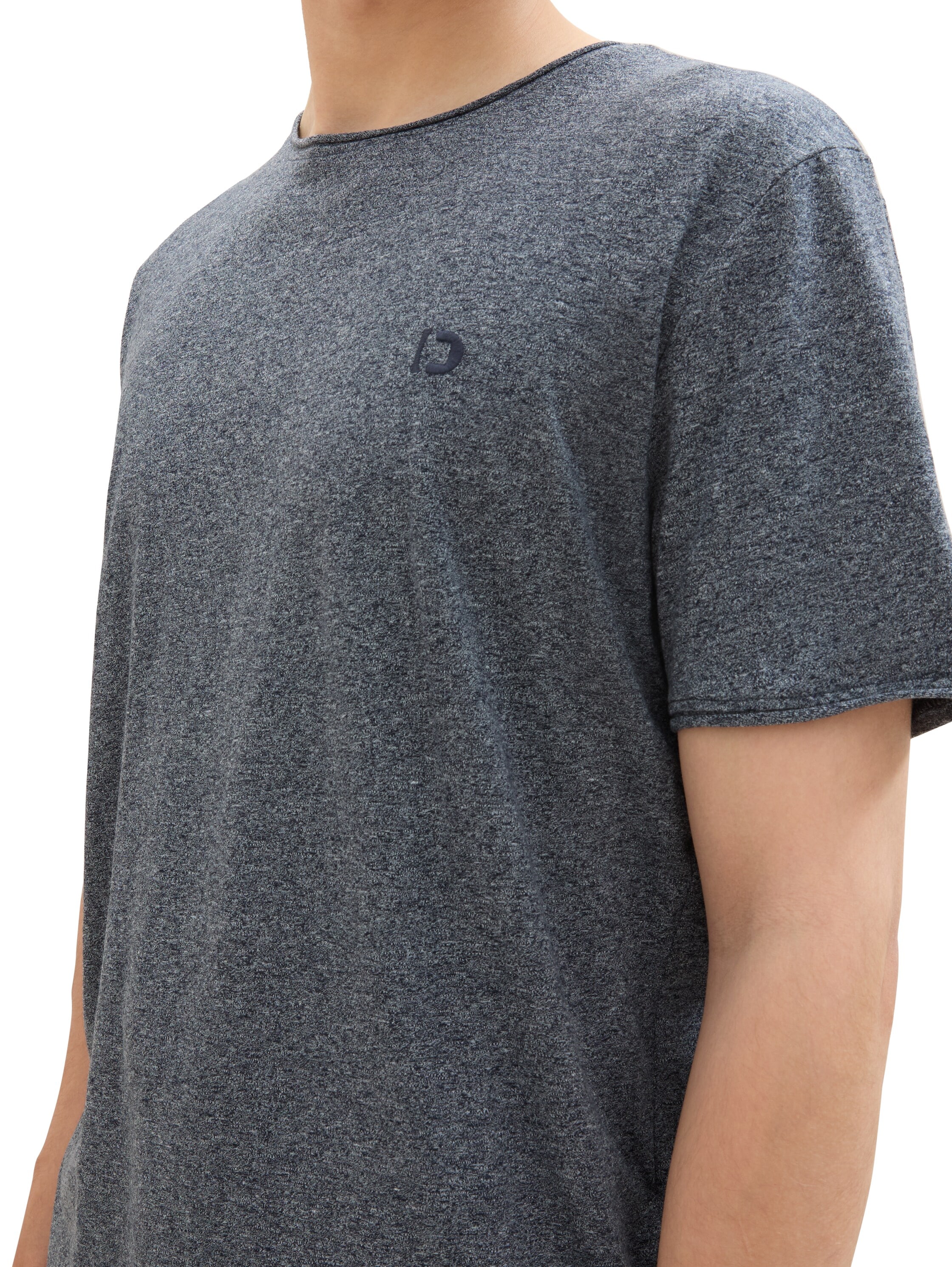 TOM TAILOR Denim T-Shirt, in Melange-Optik