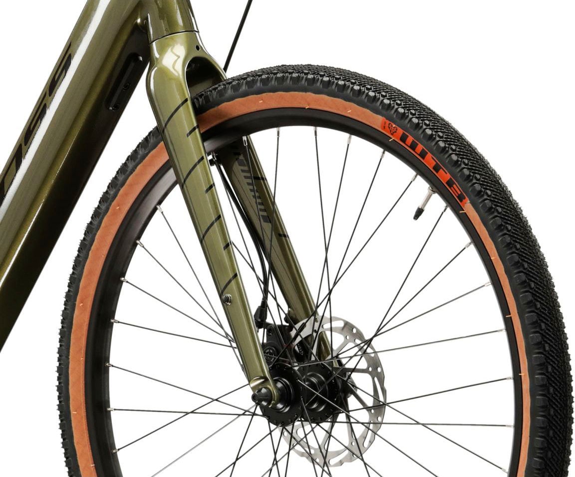 Kross E-Bike »E-Gravel Bike Esker Hybrid 2.0 28" khaki«, 11 Gang, microSHIFT, Advent X M6205, Heckmotor 250 W, Pedelec, Elektrofahrrad für Herren