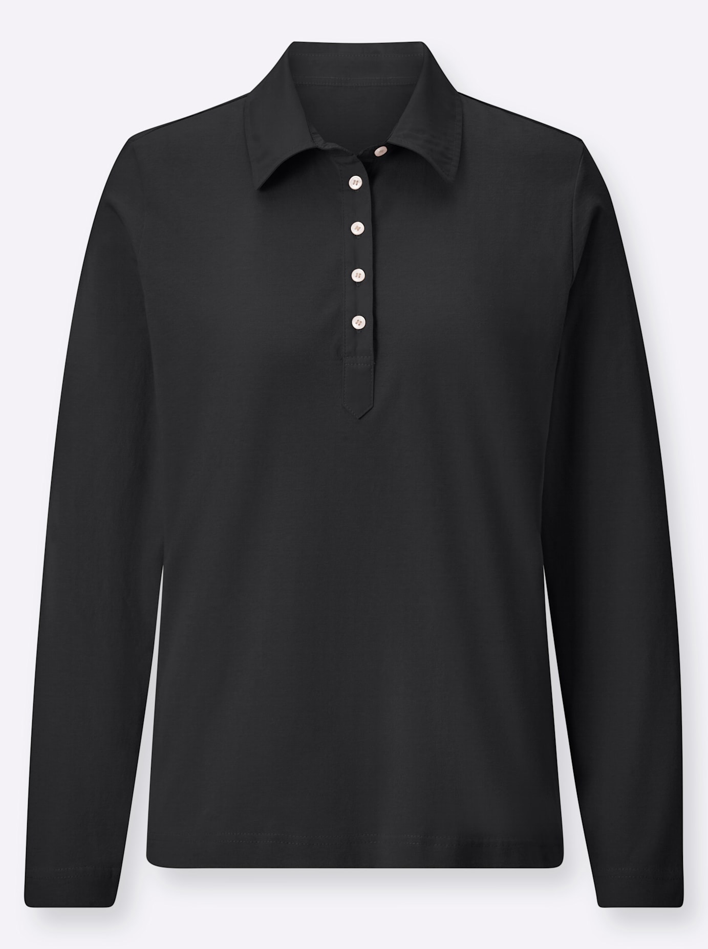 Casual Looks Langarm-Poloshirt »Poloshirt«, (1 tlg.)