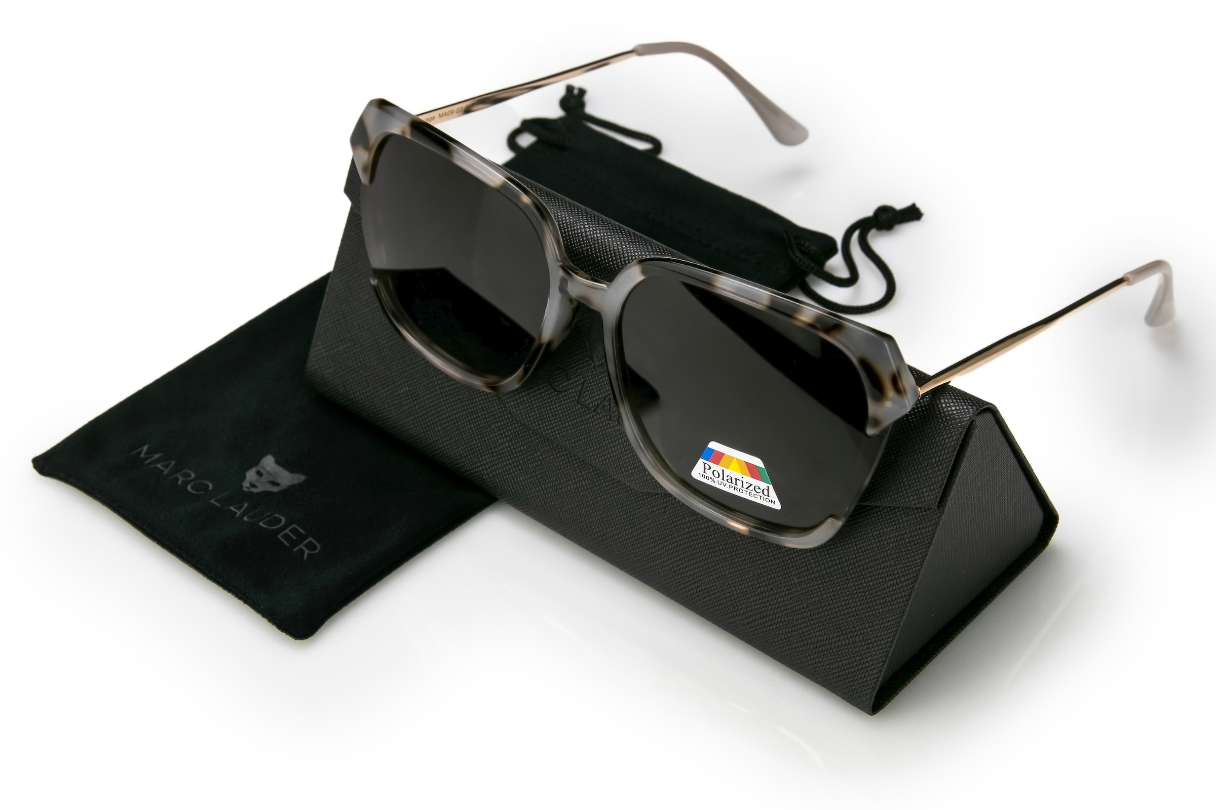 MARC LAUDER Sonnenbrille »MA09-02« 3: dunkles Glas, starke Sonneneinstrahlung
