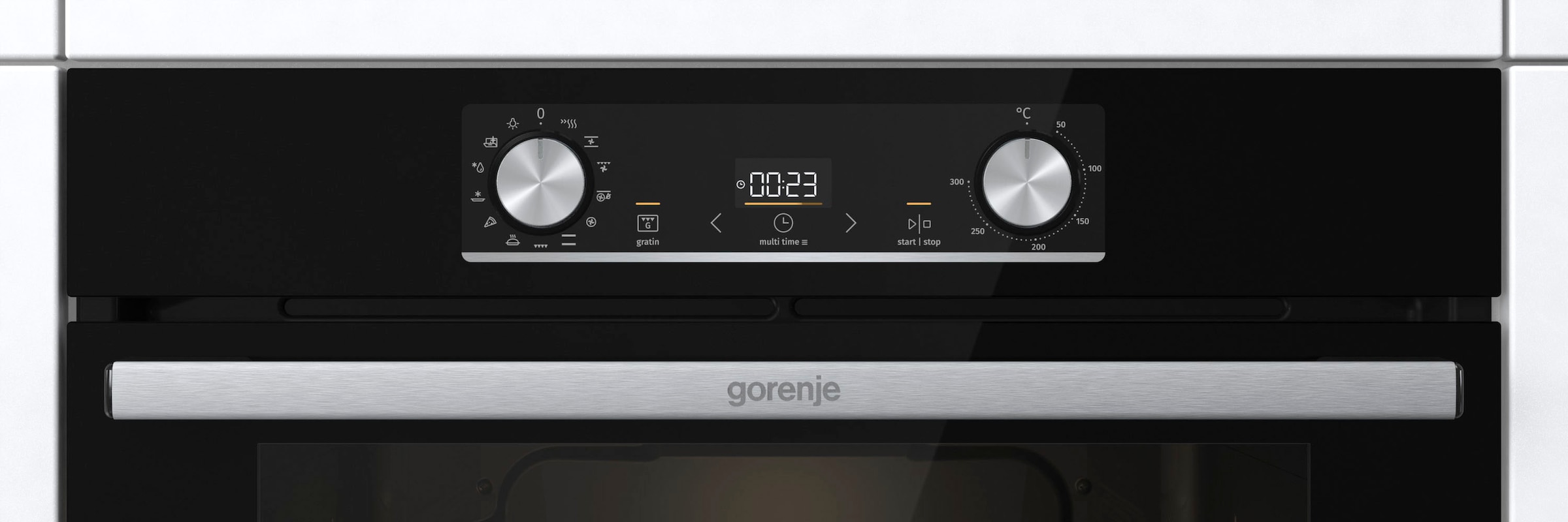 GORENJE Backofen-Set »Steam Set«, BOSX6737E06BG, mit 1-fach-Teleskopauszug