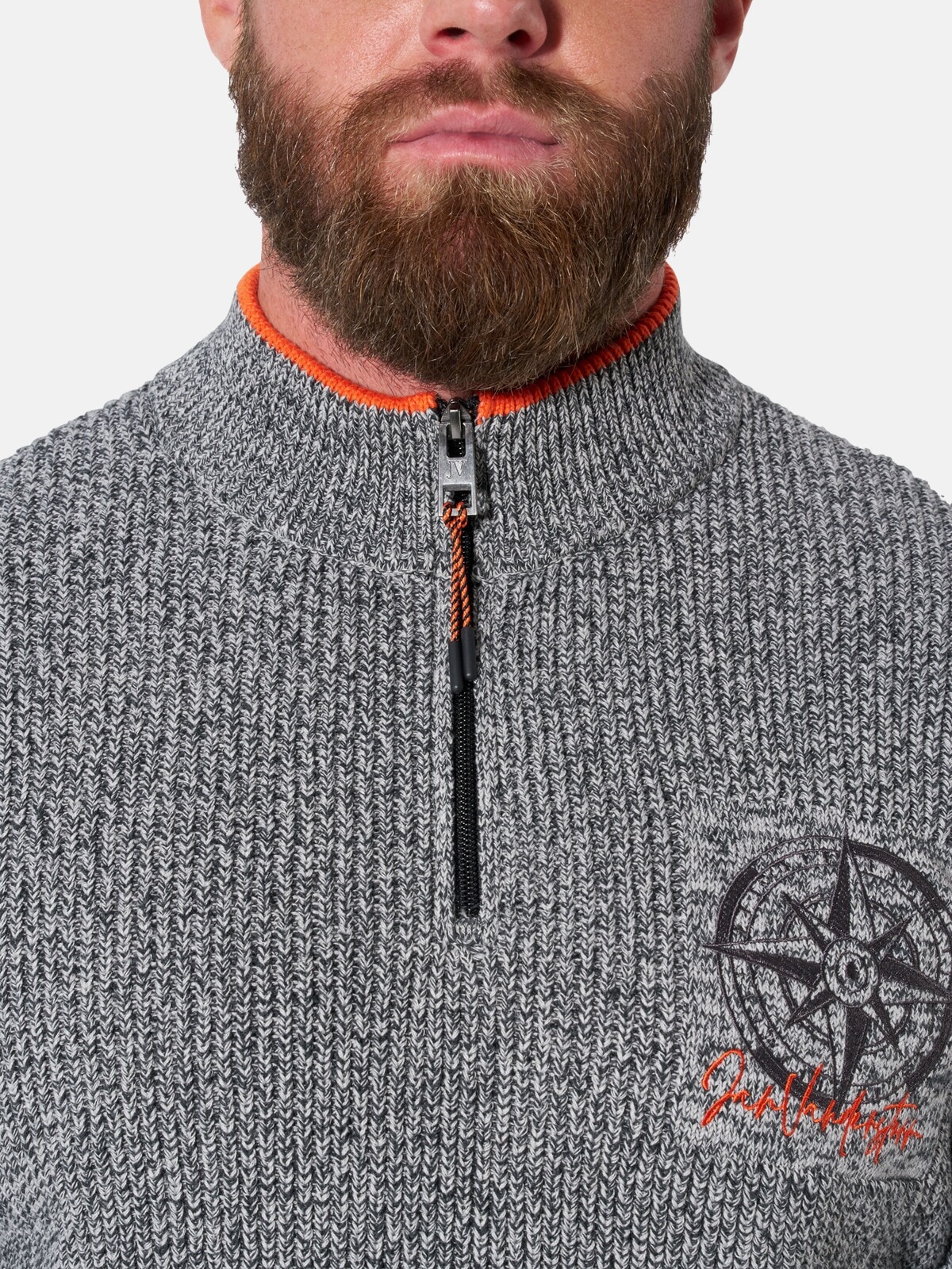 Jan Vanderstorm Stehkragenpullover »Pullover FREBER«