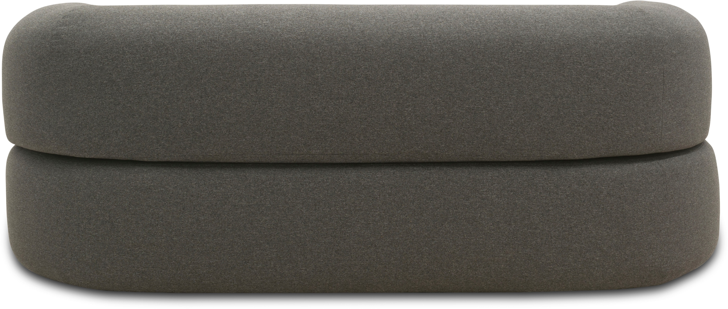 INOSIGN Schlafsofa »Denair oval Federkern, Bettsofa, organisches Design. Breite 208cm«, 2-Sitzer durch Klappen verwandeln in eine Liegefläche