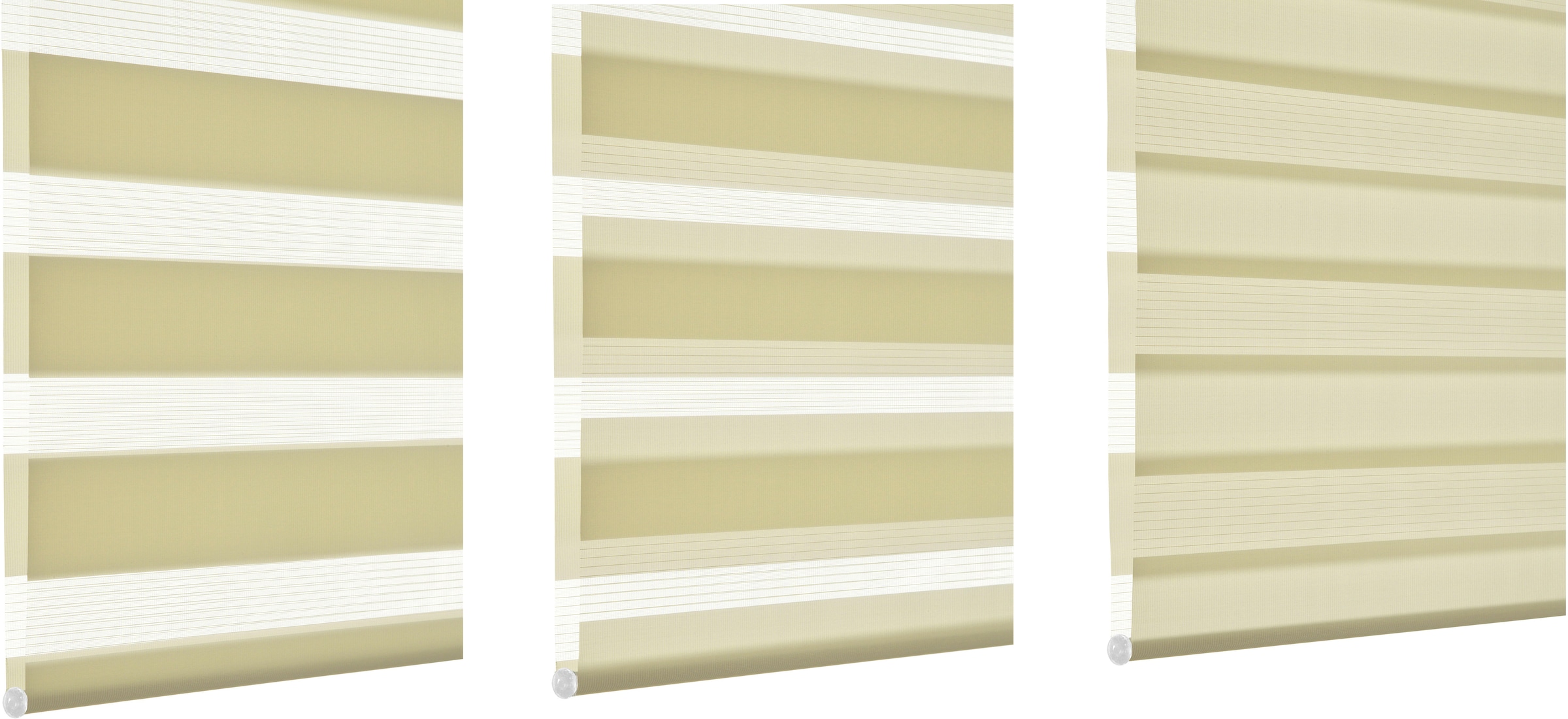 Gardinia Exklusiv Doppelrollo »EASYFIX«, transparent, Sichtschutz, mit Bohren, freihängend, Rollo vormontiert auf Montageschiene