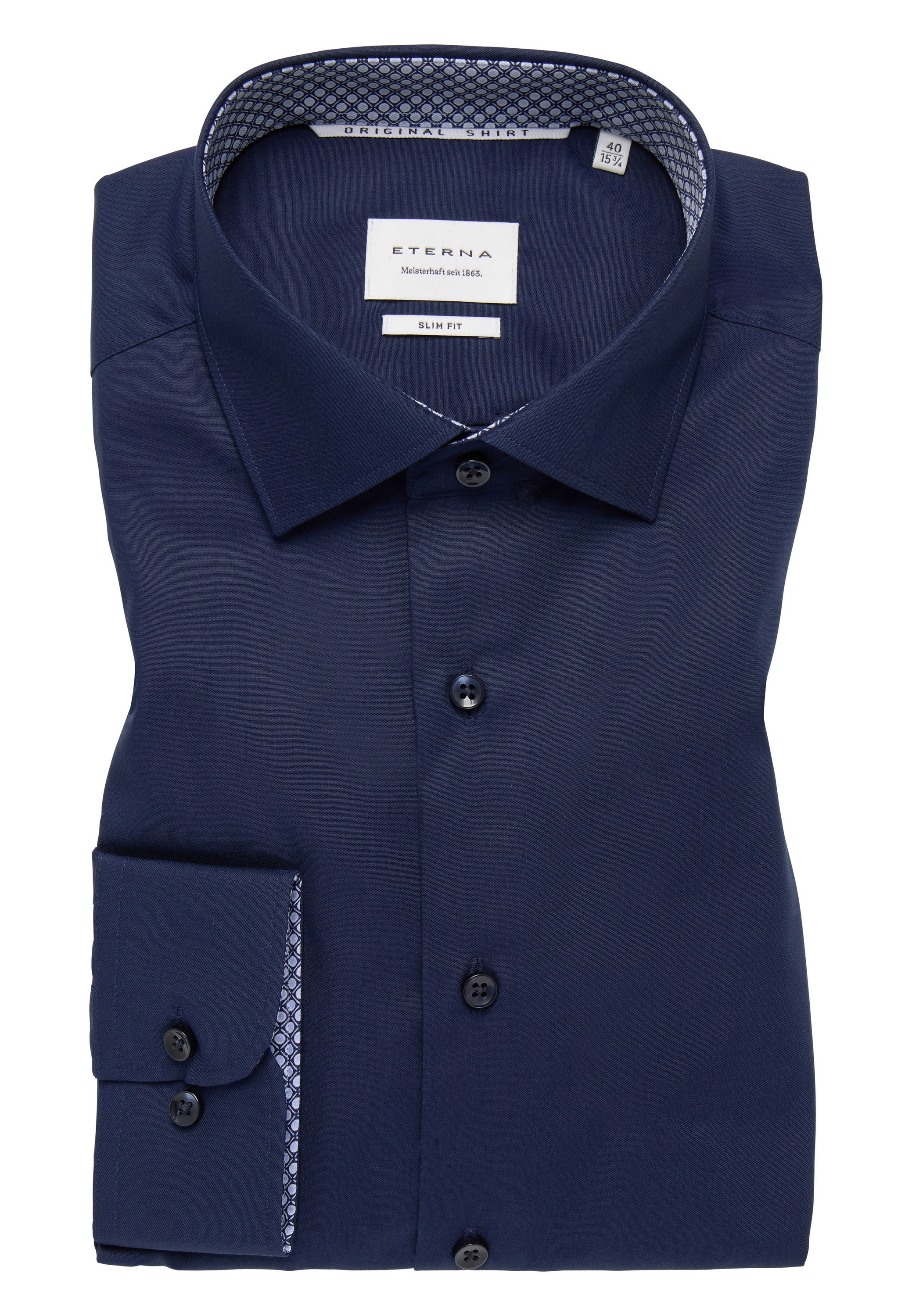 Eterna Langarmhemd »SLIM FIT«, NON IRON (bügelfrei)