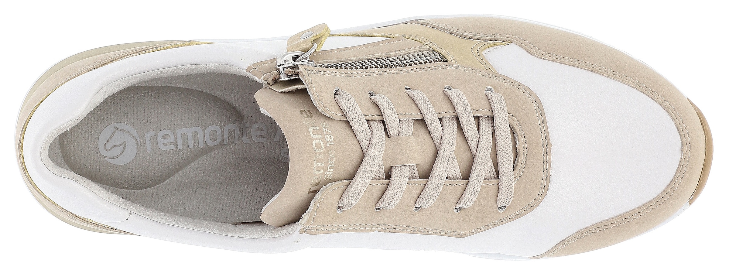 Remonte Keilsneaker, Freizeitschuh, Halbschuh, Schnürschuh, vegane Verarbeitung