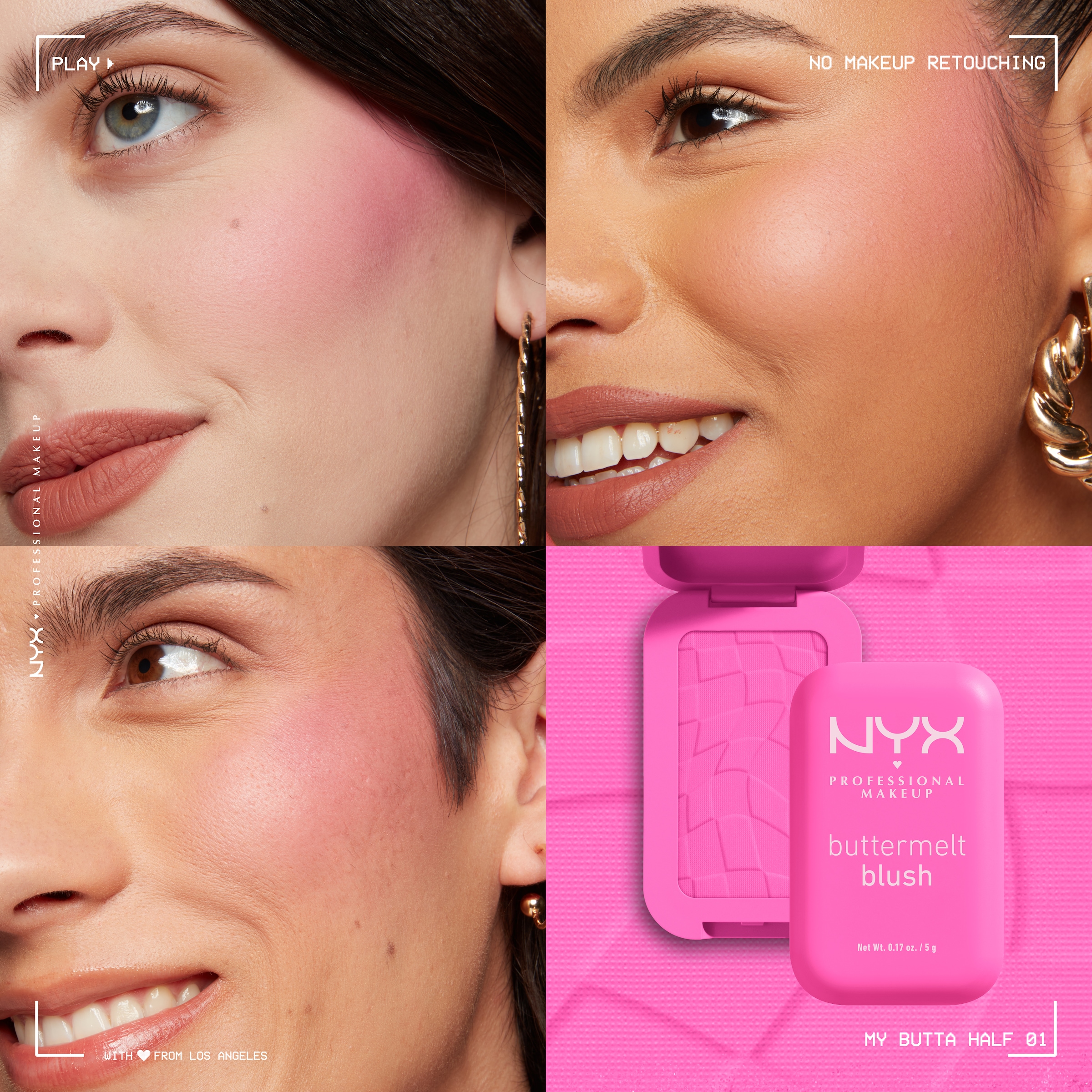 NYX Rouge »Makeup Buttermelt Blush«