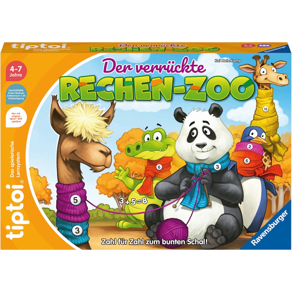 Ravensburger Spiel »tiptoi® Der verrückte Rechen-Zoo«