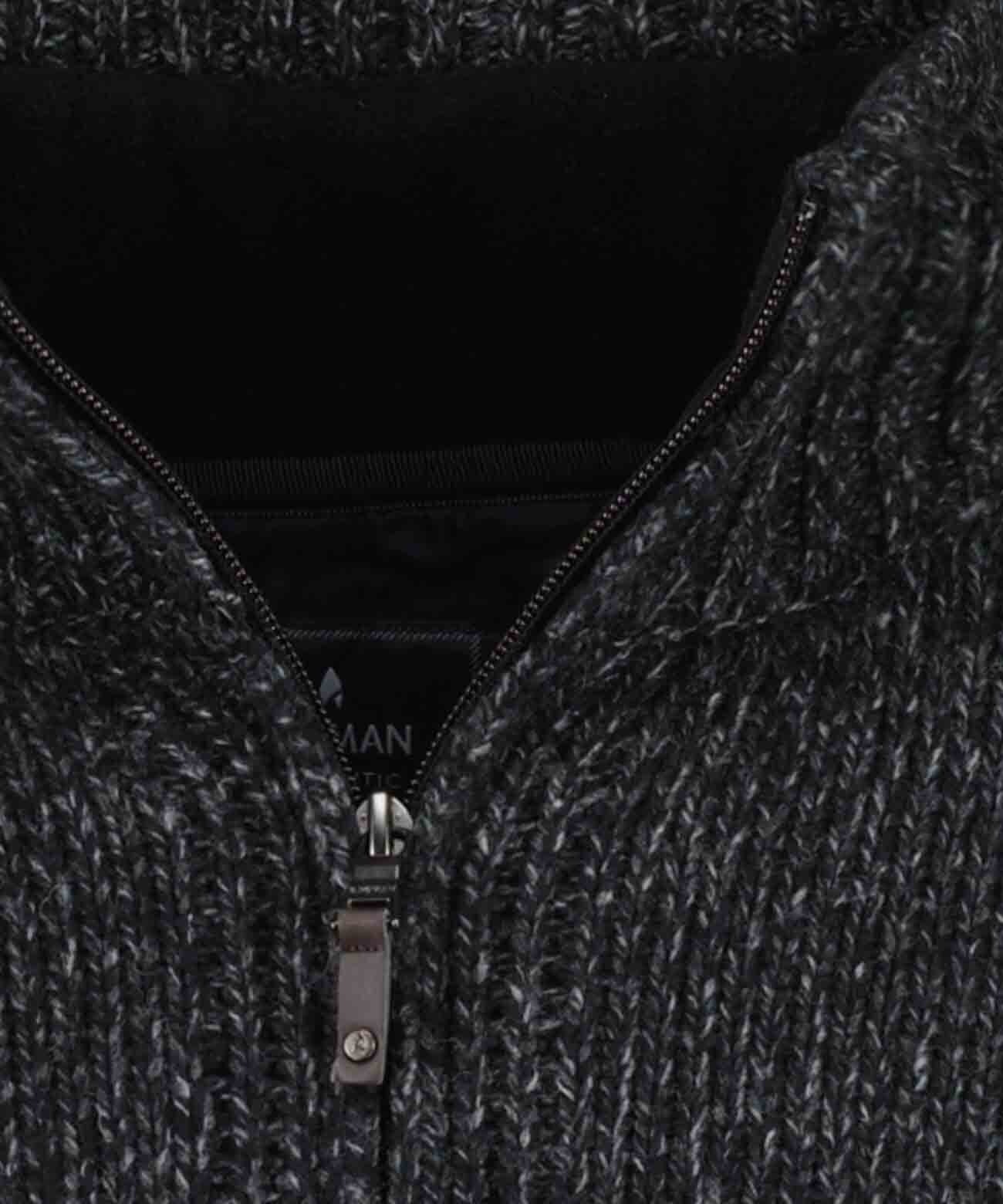 RAGMAN Strickfleecejacke