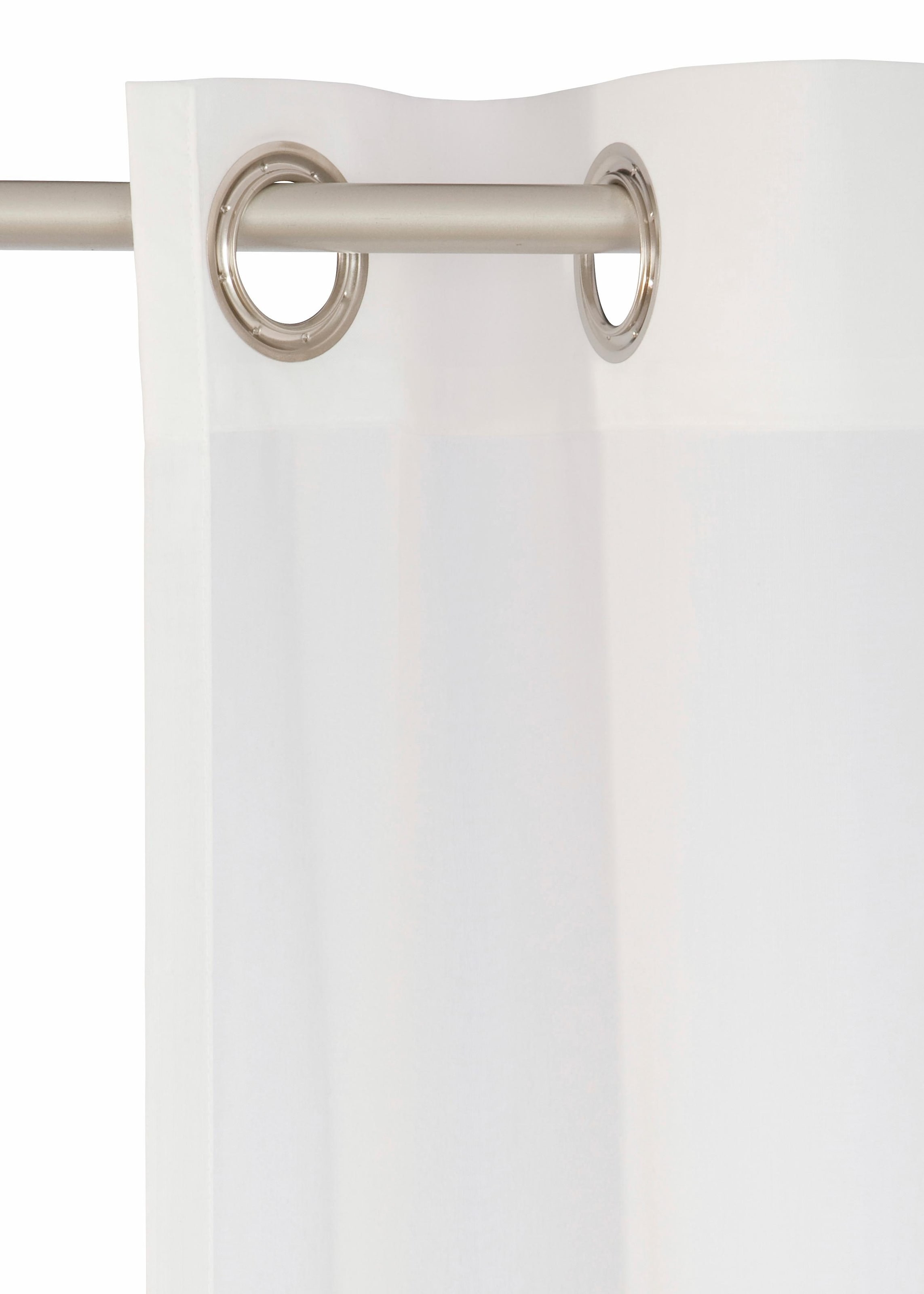 Wirth Gardine »Audrey« Ösen 1 Stk. tlg. Fertigstore mit Ösen (Ø 4 cm) nach Maß