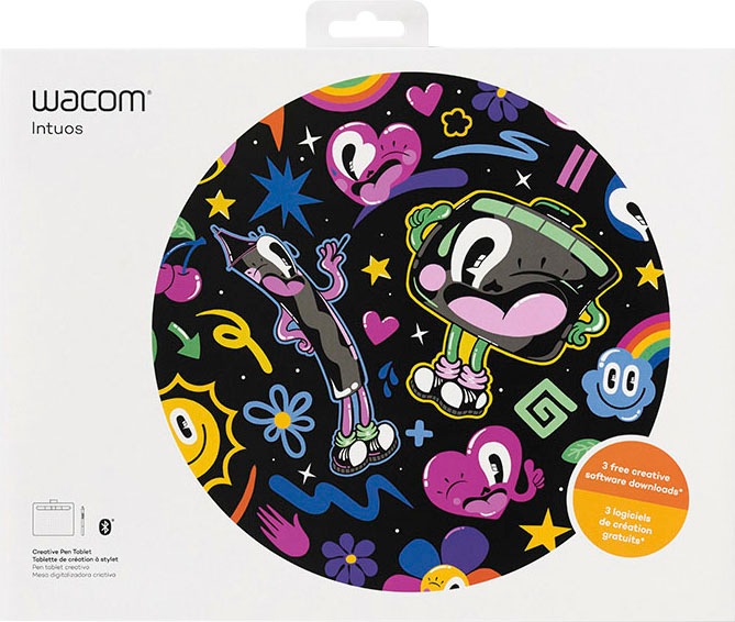 Wacom Grafiktablett »Intuos S Bluetooth Black«,)