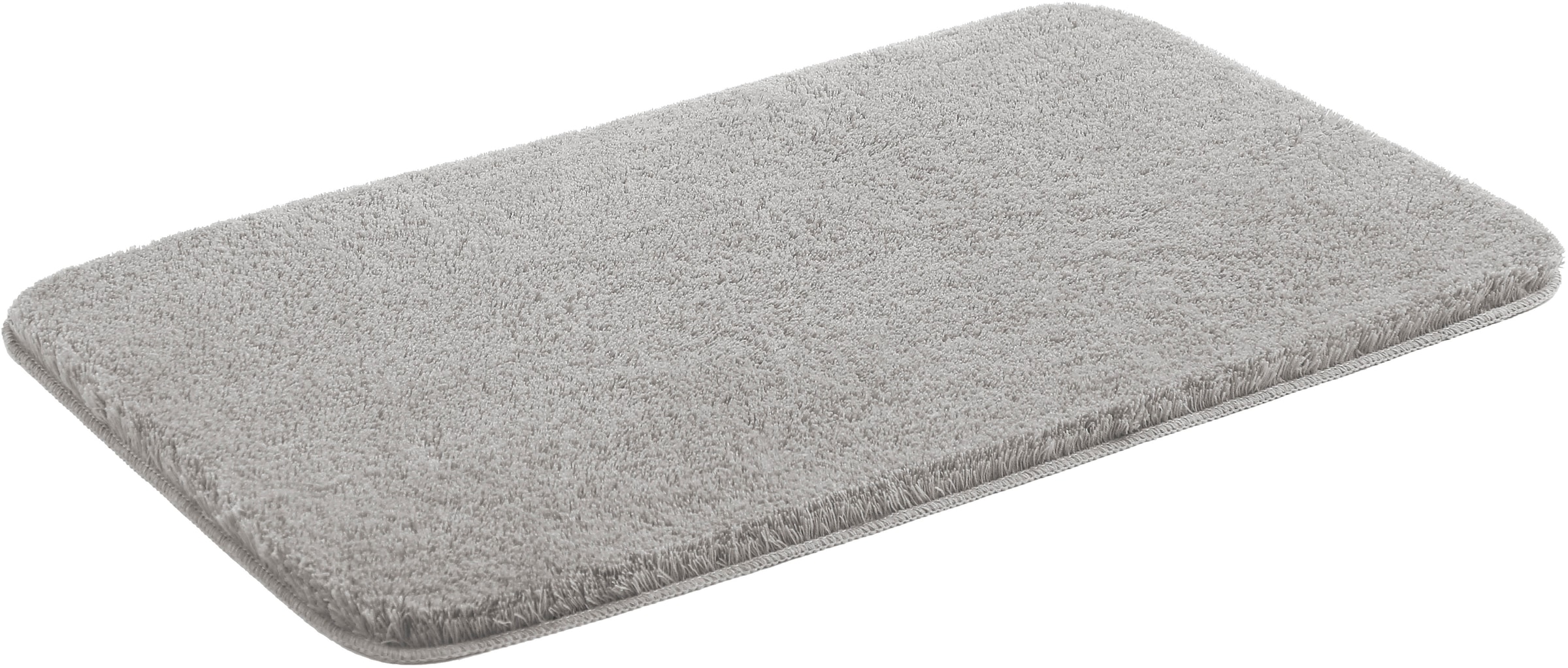 my home Badematte »Merida, Badvorleger, Badezimmer Teppich«, rutschhemmend beschichtet, fußbodenheizungsgeeignet-schnell trocknend-strapazierfähig, Badteppich, Uni Farben, rechteckig, rund & als 2-tlg. Set erhältlich