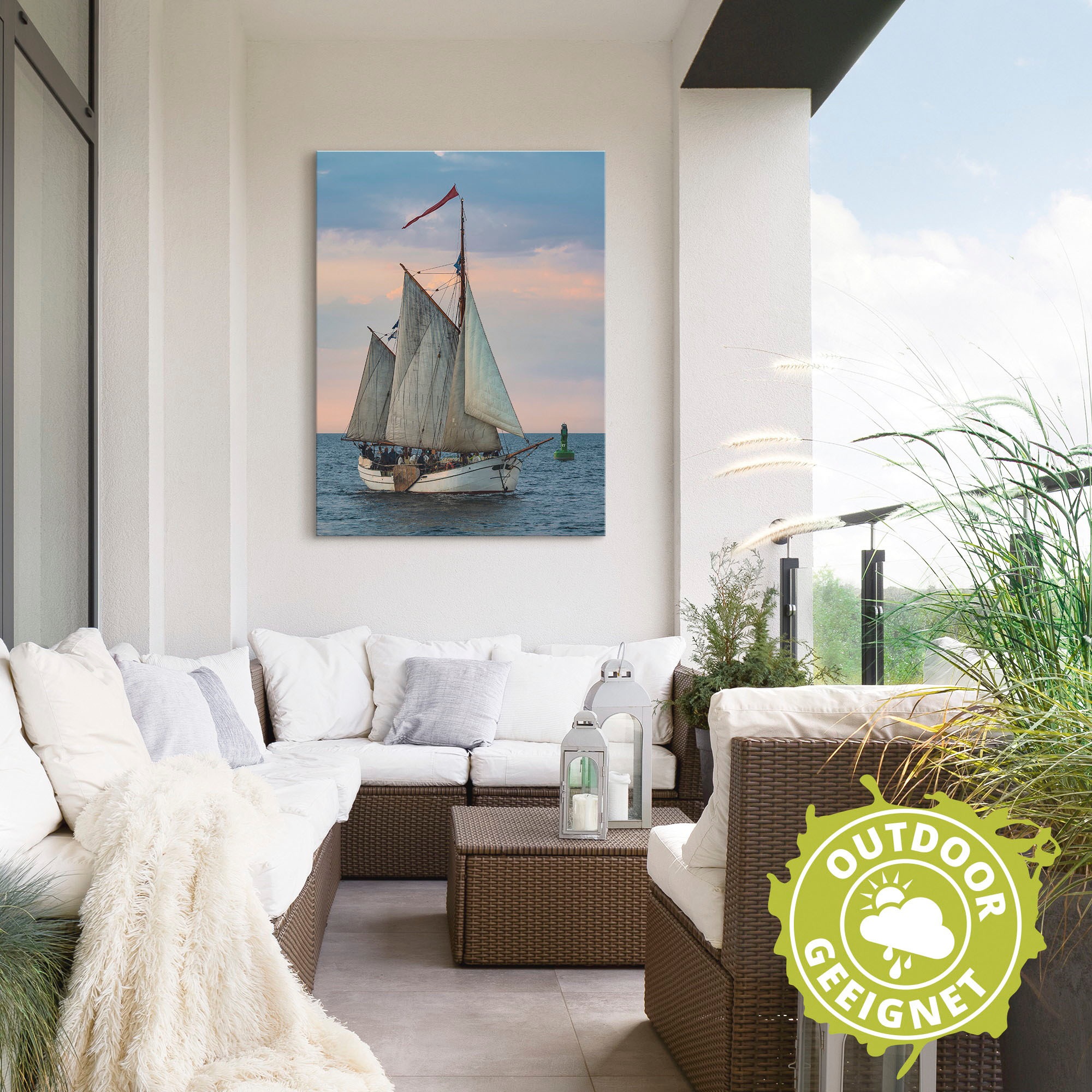 Artland Wandbild »Segelschiff Hanse Sail in Rostock III«, Boote & Schiffe, (1 St.), als Alubild, Leinwandbild, Wandaufkleber oder Poster in versch. Größen