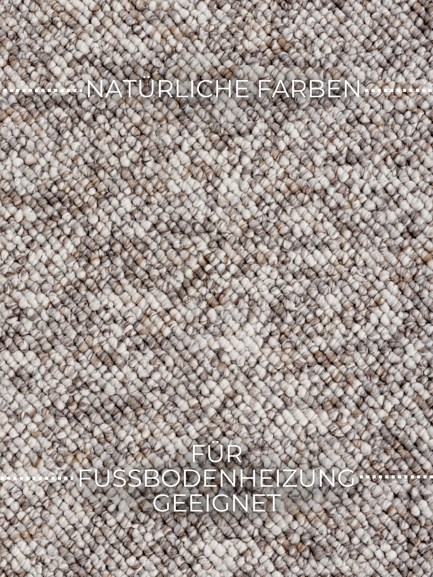 ELLE DECORATION Teppich »Rocco«, rechteckig, 10 mm Höhe, Nachhaltig, Läufer, waschbar, Wohnzimmer, Esszimmer, Woll-Optik