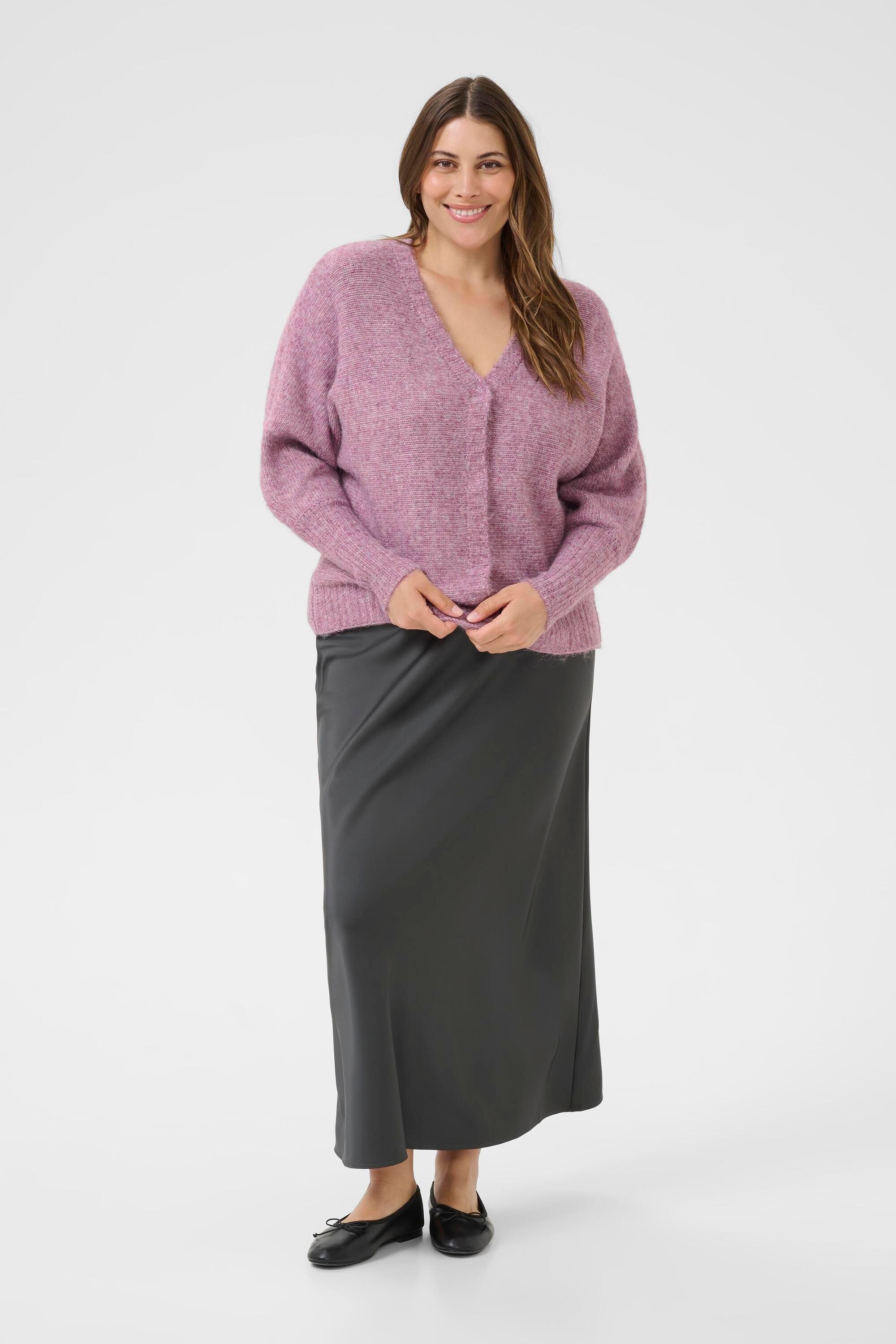 KAFFE Curve Strickjacke »Damen Strickjacke KCluma«