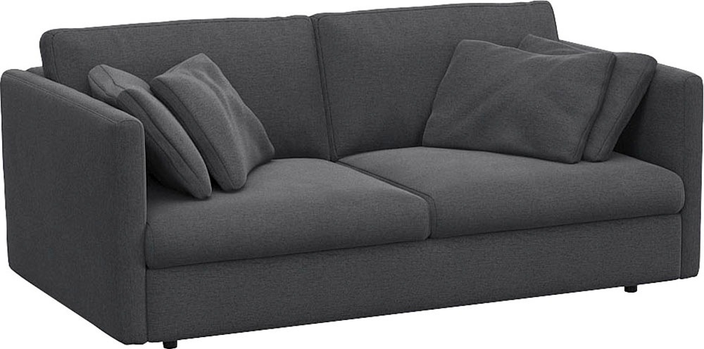 FLEXLUX 2,5-Sitzer »Lovane«, Weich & anschmiegsam, große Sitztiefe auf Kaltschaum, Dekokissen inkl.