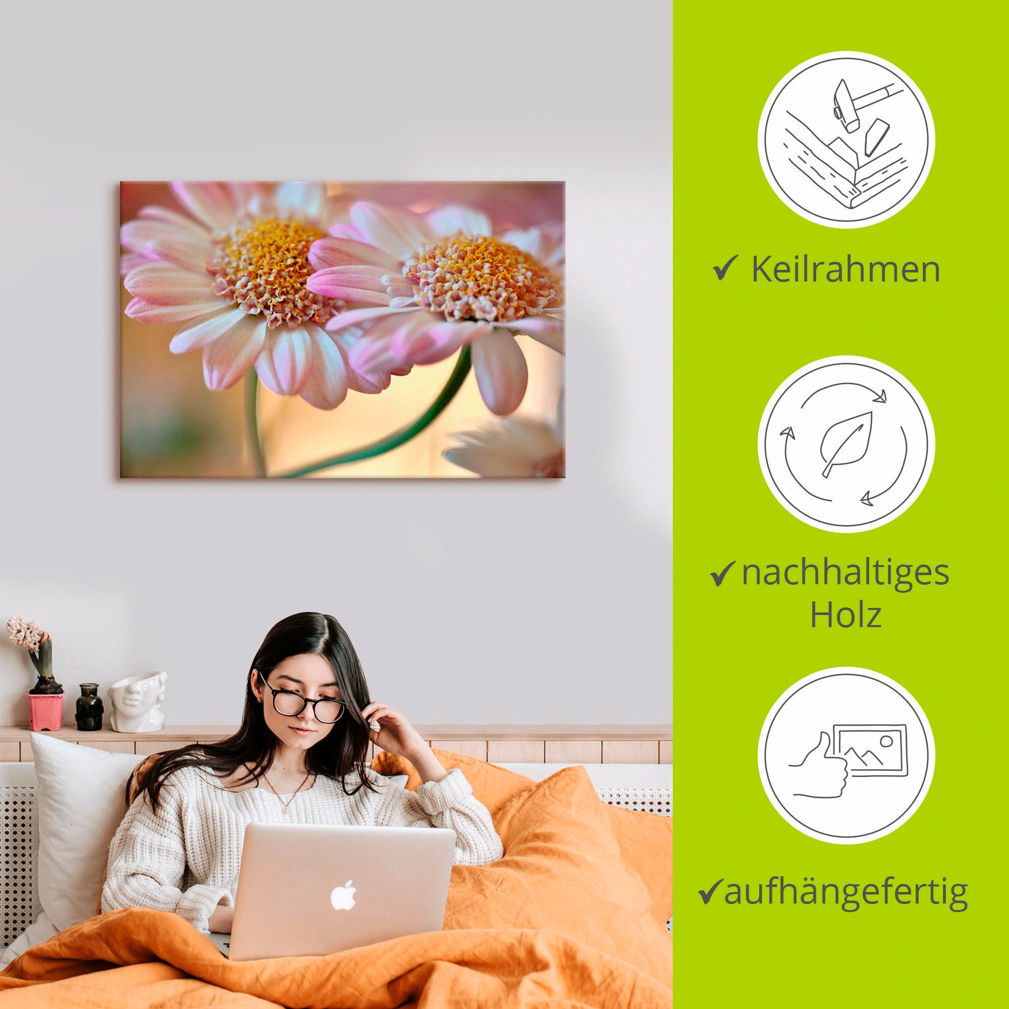 Artland Wandbild »Zweisamkeit« 1 Stk. tlg. als Alubild, Outdoorbild, Leinwandbild in verschied. Größen