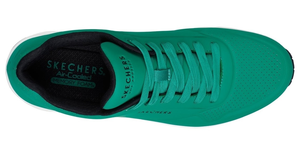 Skechers Sneaker »Uno - Stand on Air«, Freizeitschuh, Halbschuh, Schnürschuh mit Air-Cooled Memory Foam