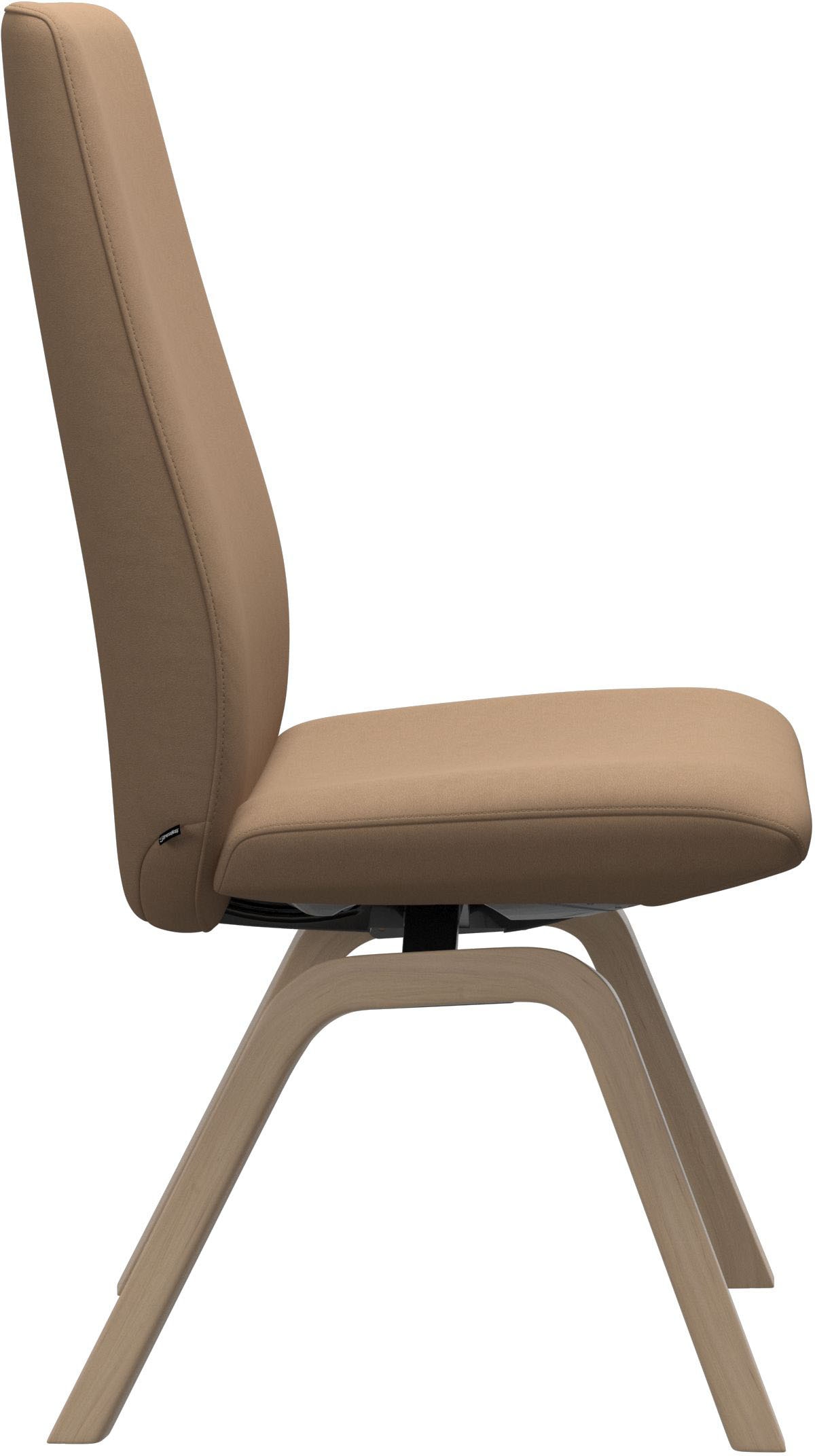 Stressless® Polsterstuhl »Laurel«, Microfaser DINAMICA, High Back, Größe L, mit schräggestellten Beinen in Walnuss
