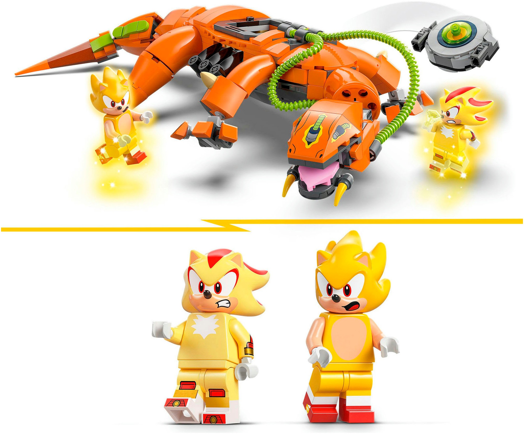 LEGO® Konstruktionsspielsteine »Super Shadow vs. Biolizard (77003), LEGO Sonic« Made in Europe