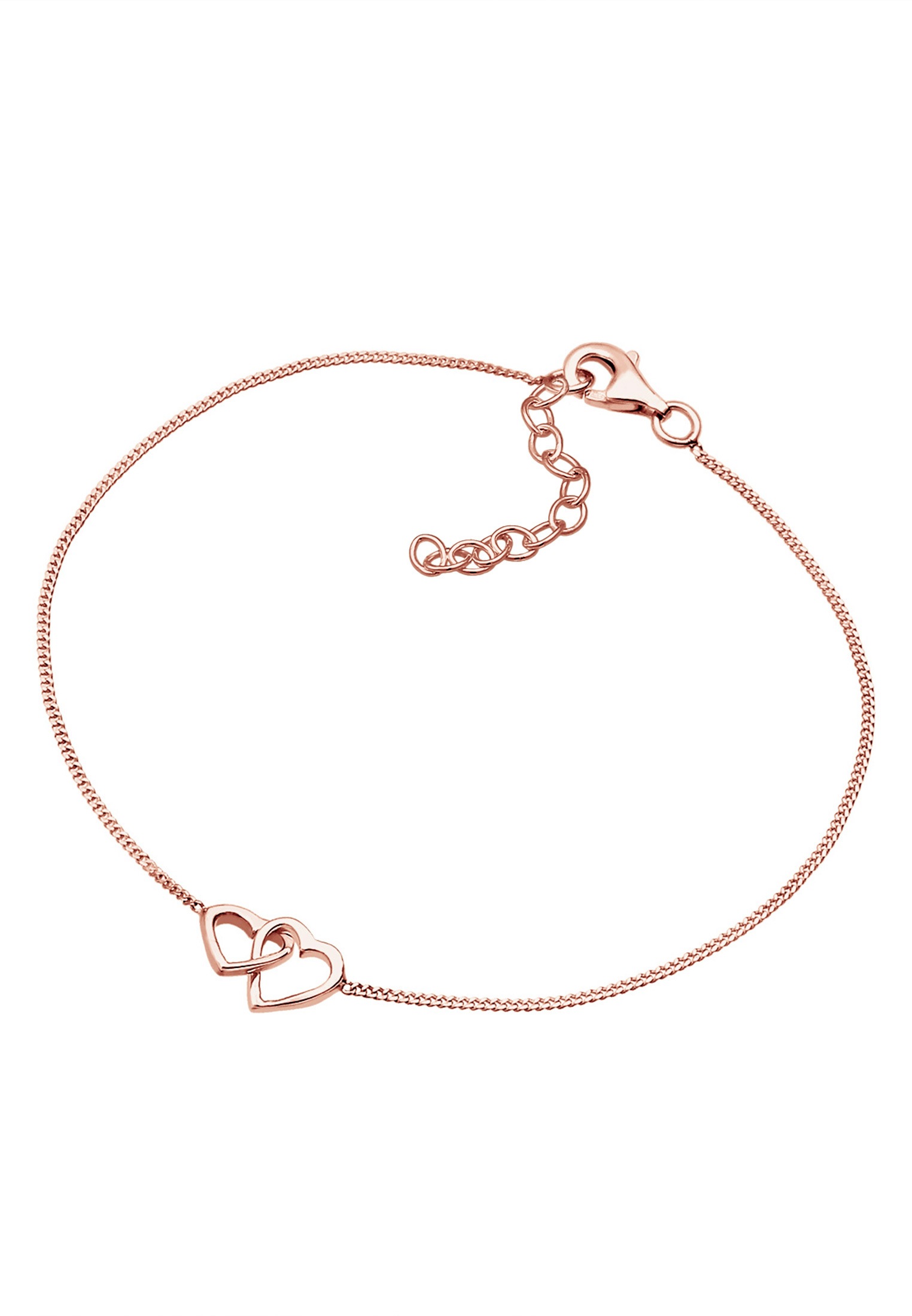 Elli Armkette »Armband Herzen Verschlungen Lovely 925 Silber«