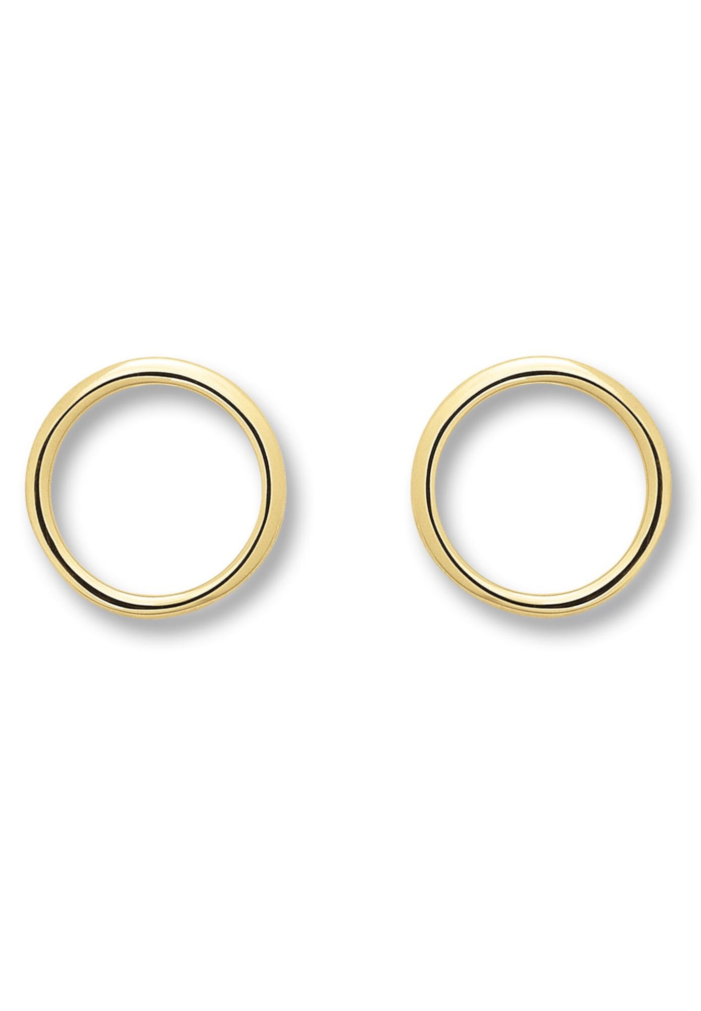 ONE ELEMENT Paar Ohrstecker »Kreis Ohrringe  Ohrstecker aus 333 Gelbgold«