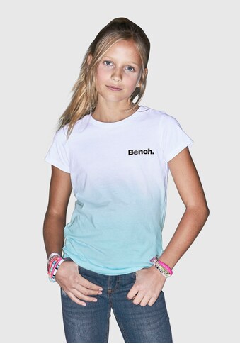 Bench. T-Shirt, mit modischem Farbverlauf und Rückendruck kaufen