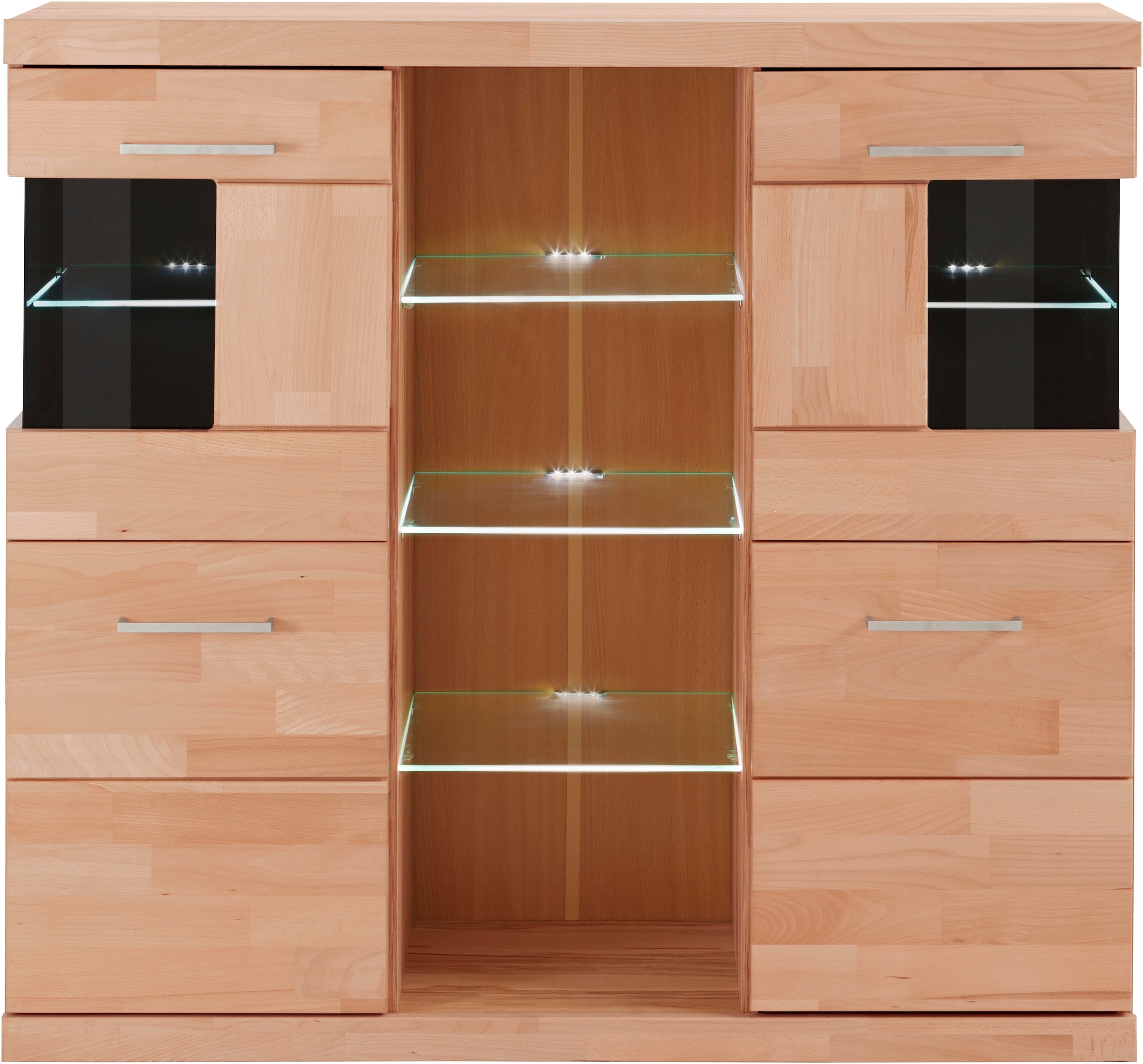 Woltra Highboard »Ribe«, Breite 125 cm