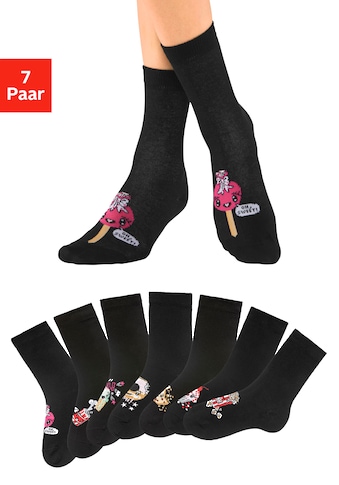 Socken, (7 Paar)