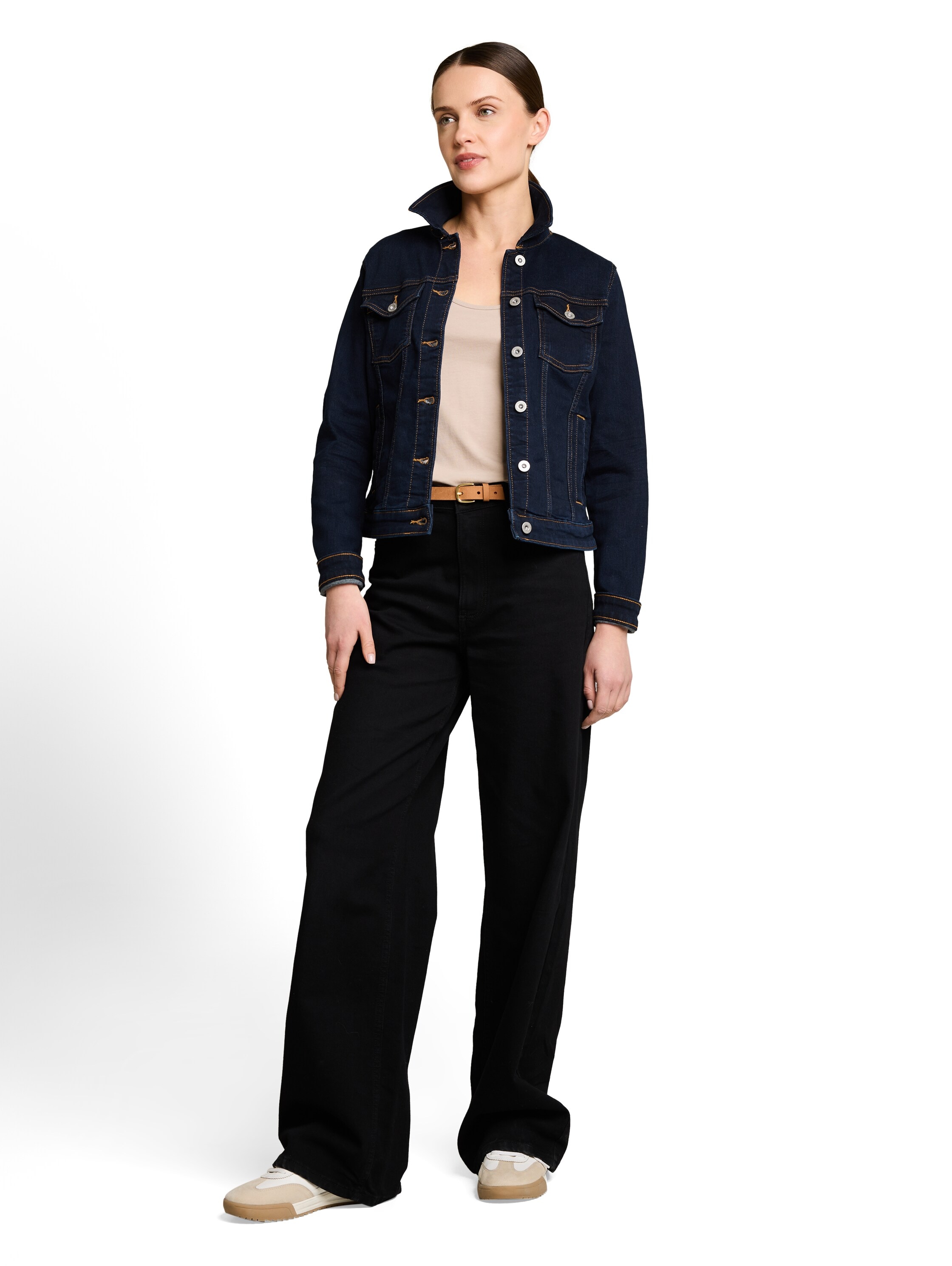 TOM TAILOR Jeansjacke ohne Kapuze mit Stretch