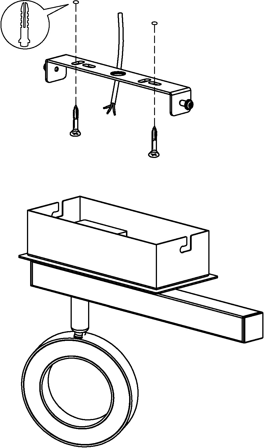 EGLO LED Wandleuchte »CARDILLIO 1 Deckenlampe, Chrom, 1 flammig, schwenkbare Lampenköpfe« LED-Board Warmweiß Spot, warmweißes Licht, Wohnzimmer, Esszimmer, Küche, Flur, 22,5x6,5cm