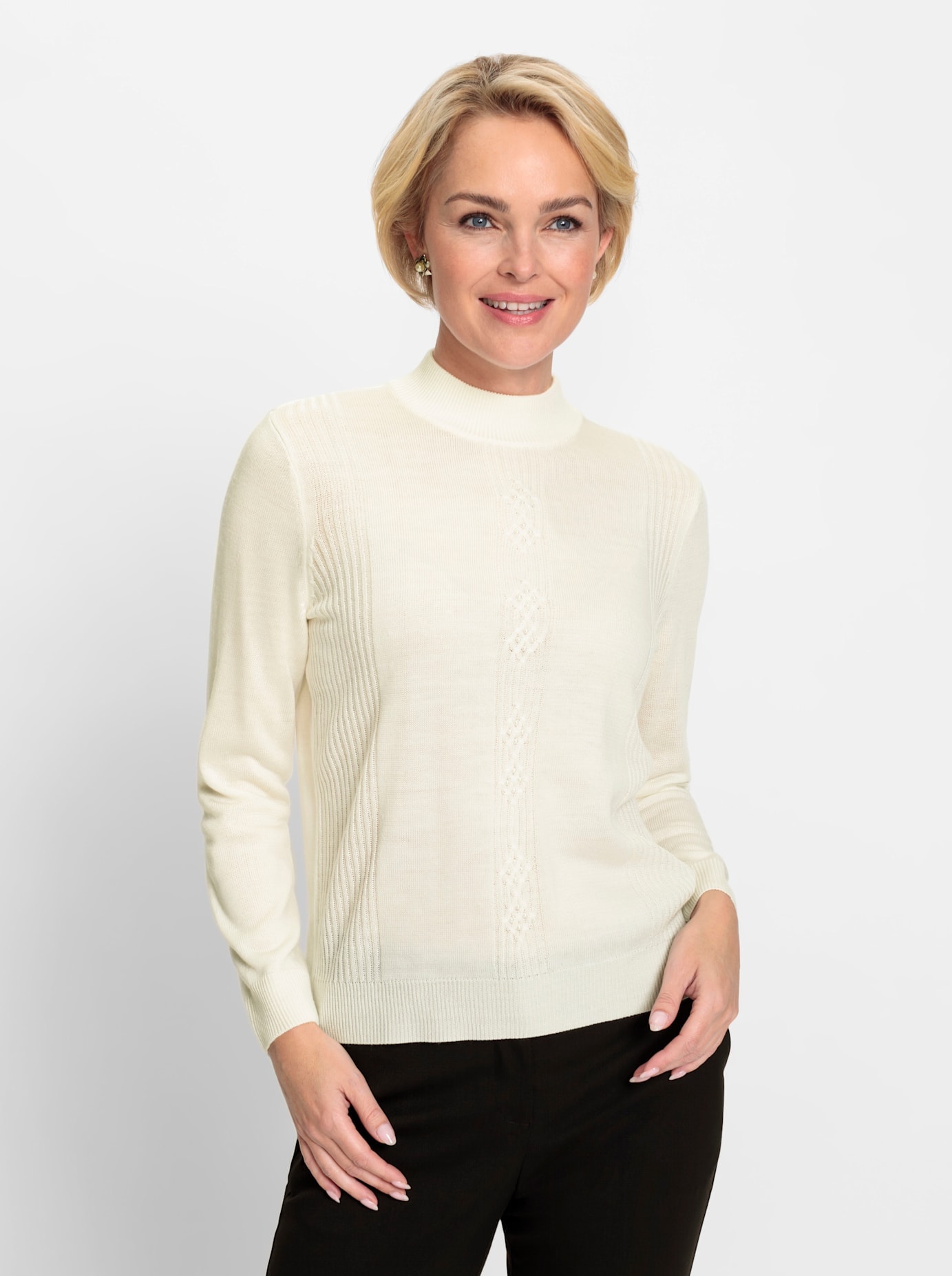 Stehkragenpullover »Pullover«