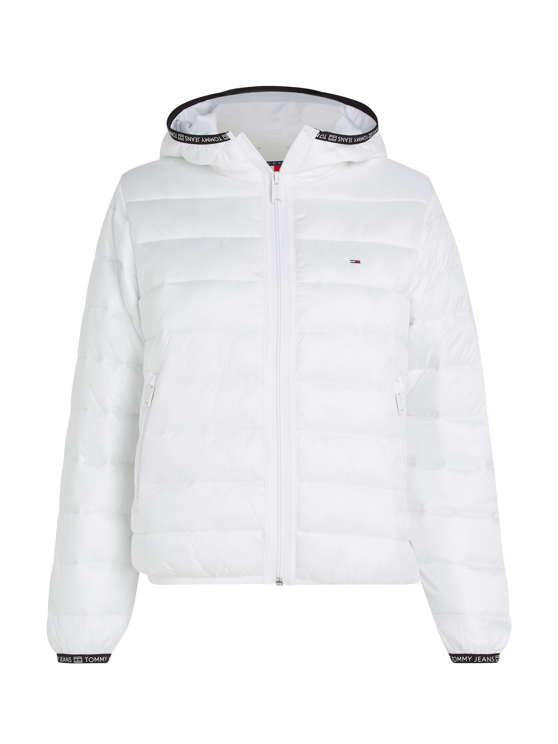 Tommy Jeans Steppjacke »TJW QUILTED TAPE HOOD JACKET EXT«, mit Kapuze, mit Kapuze