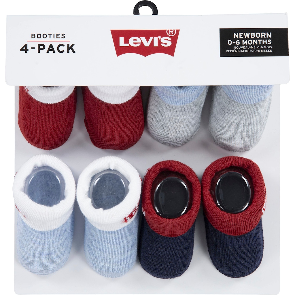 Levi's® Kids Socken »4PK Red Tab Bootie«, (8 Paar)
