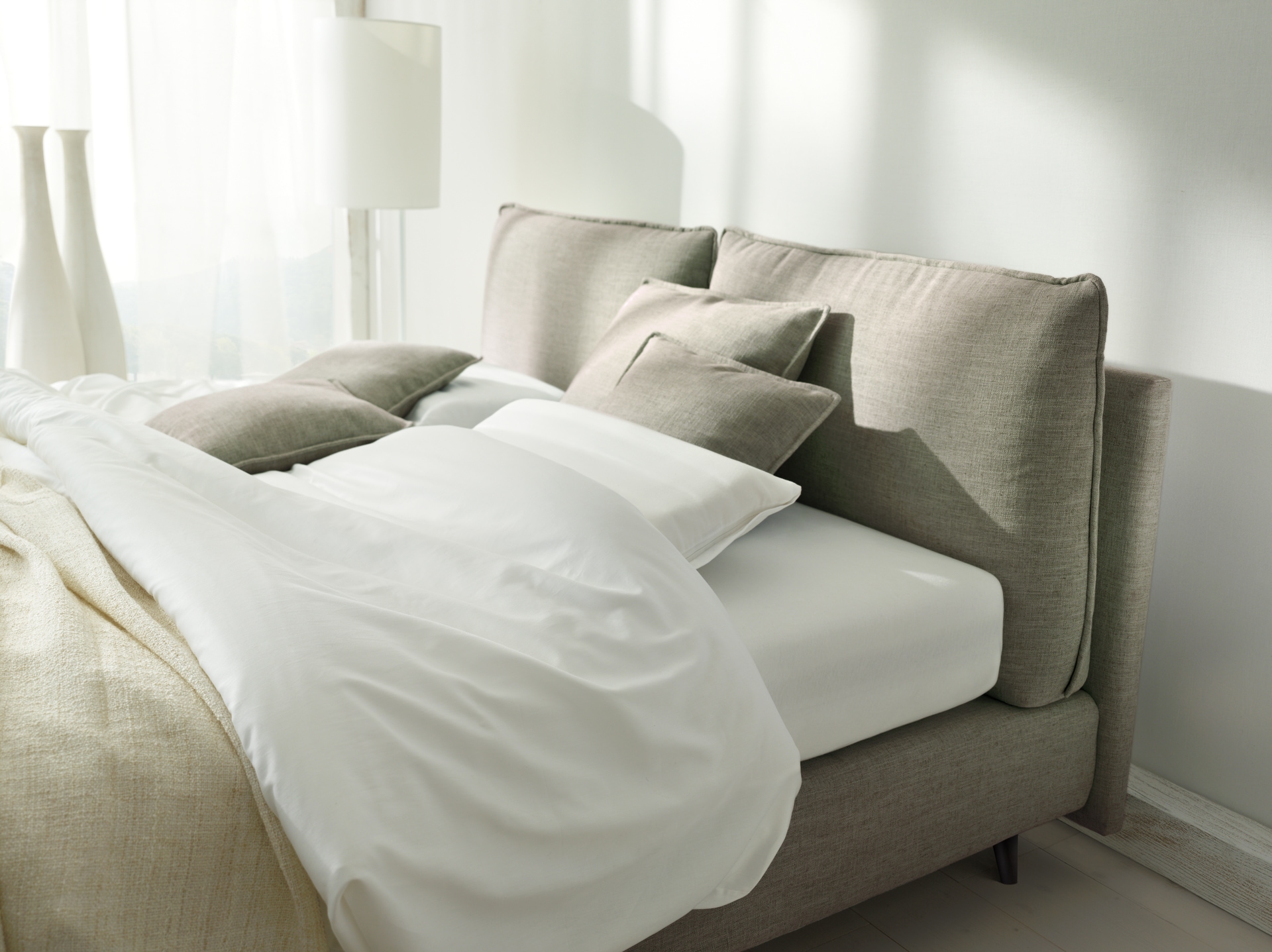 JOKA Polsterbett »Arte« Strukturbezug, Flexinet Matratze in H2 oder H3 wählbar