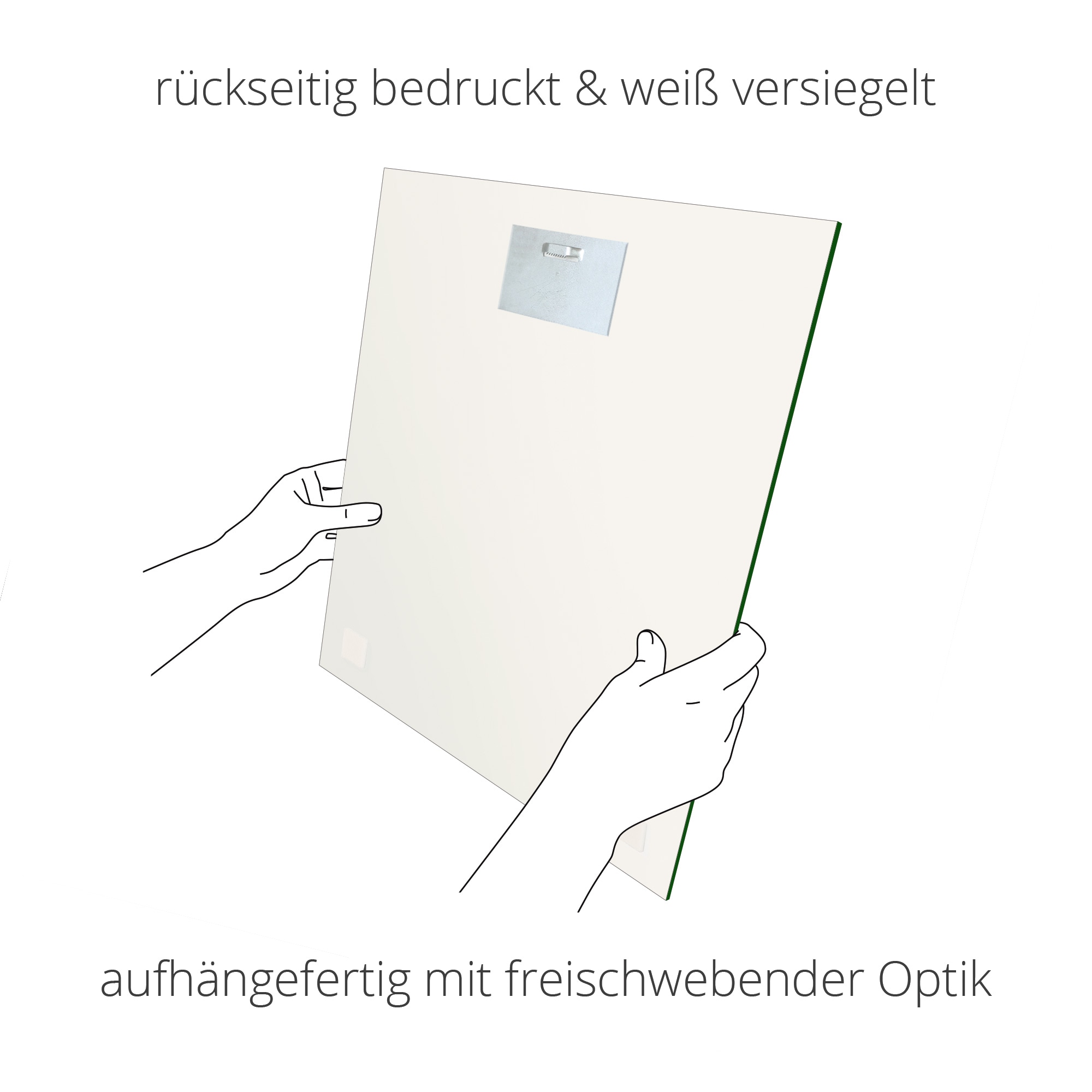 Artland Glasbild »Vogelgezwitscherwetter«, Sprüche & Texte, (1 St.), in verschiedenen Größen