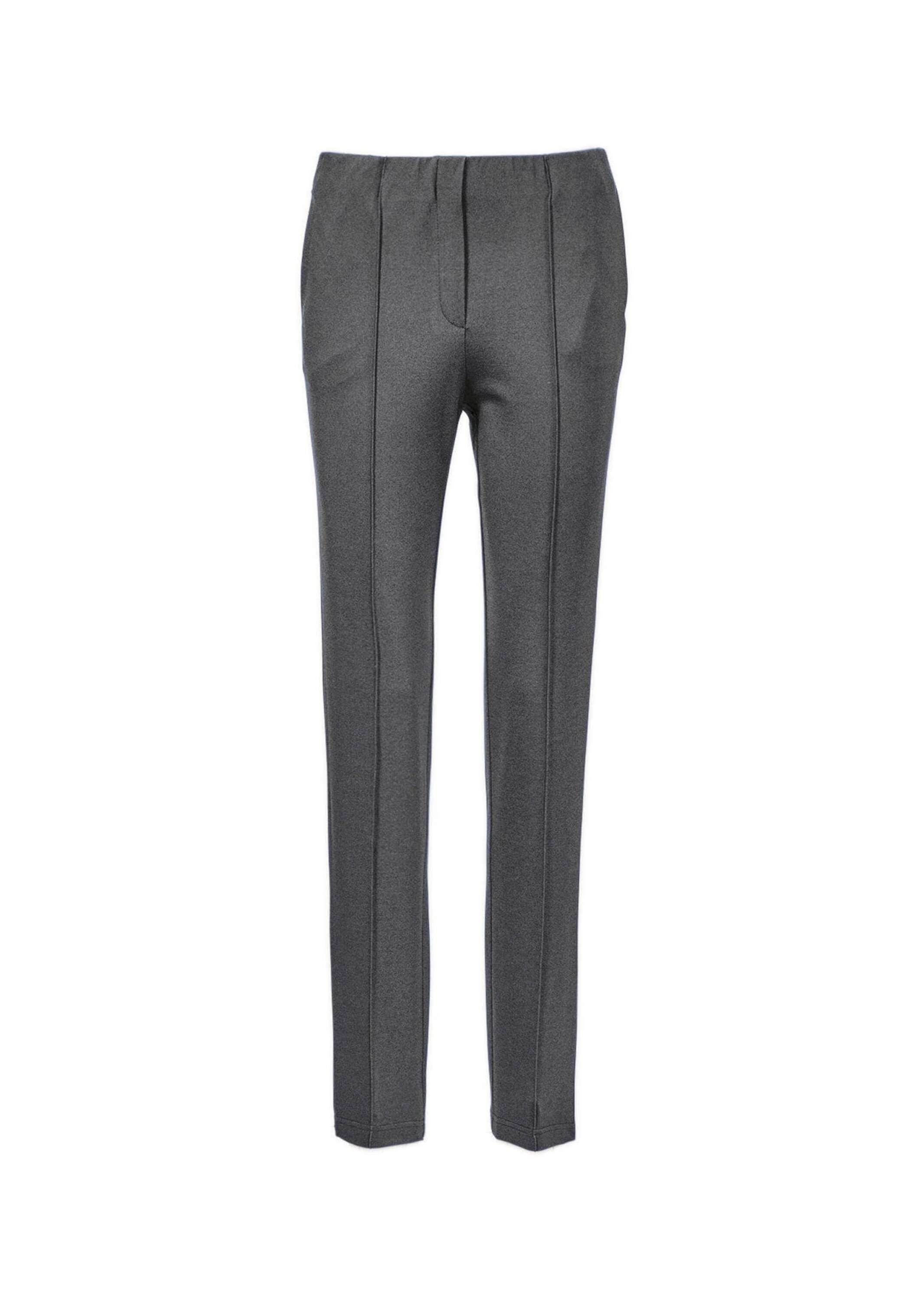 GOLDNER Schlupfhose »Schlupfhose LOUISA Moderne Hose LOUISA mit streckenden Biesen«
