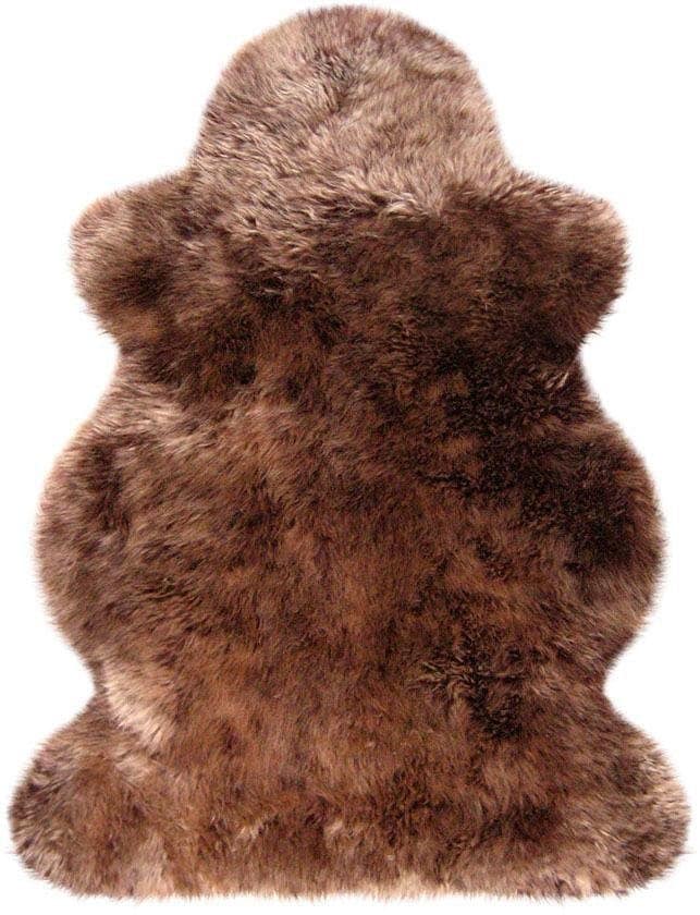 Heitmann Felle Fellteppich "Lammfell farbig - Premium Qualität" fellförmig 70 mm Höhe echtes Austral. Lammfell, besonders dicht & weich, verschiedene Größen