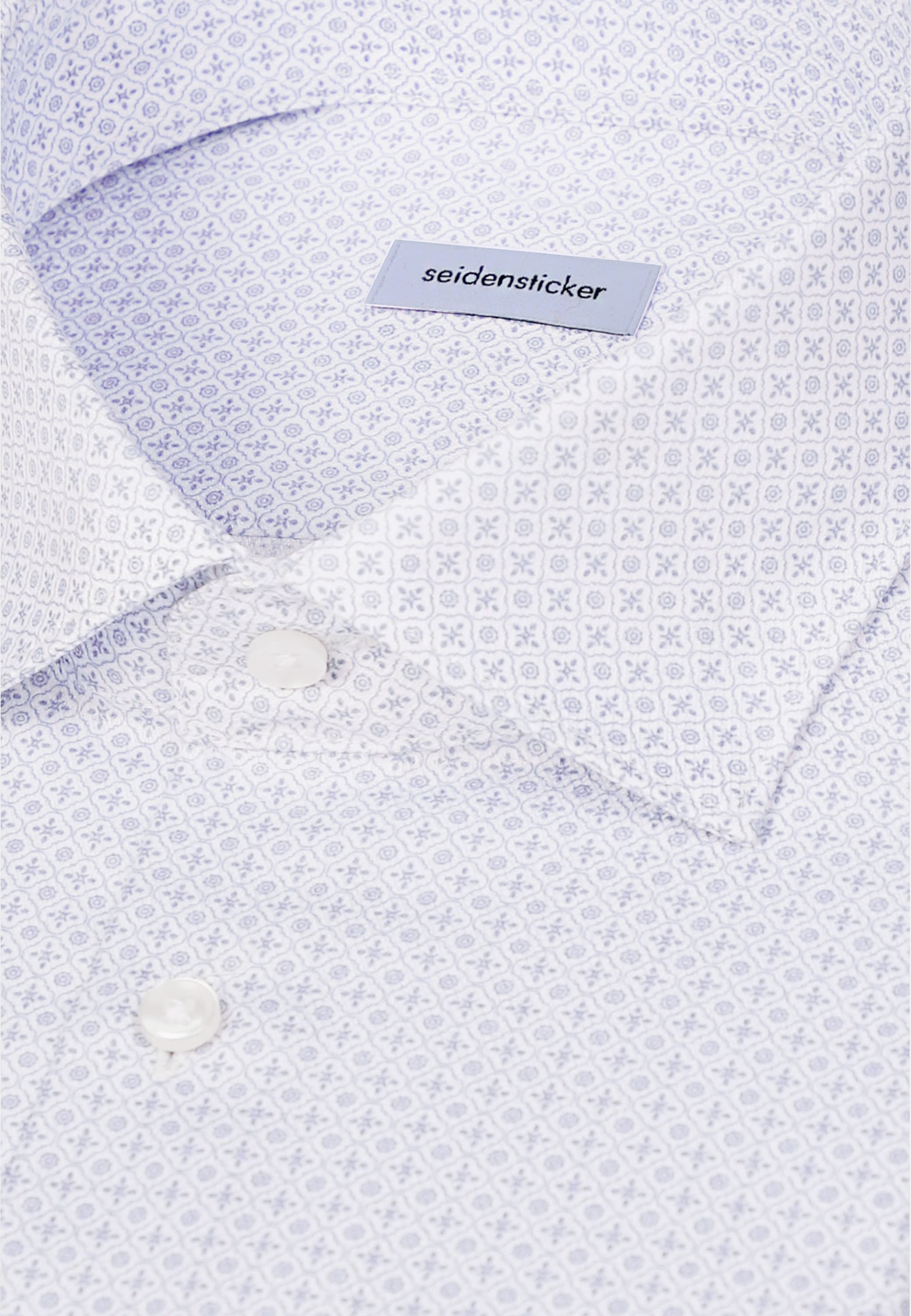 seidensticker Businesshemd »Schwarze Rose« Shaped 1/1 Extra lang Kentkragen Druck