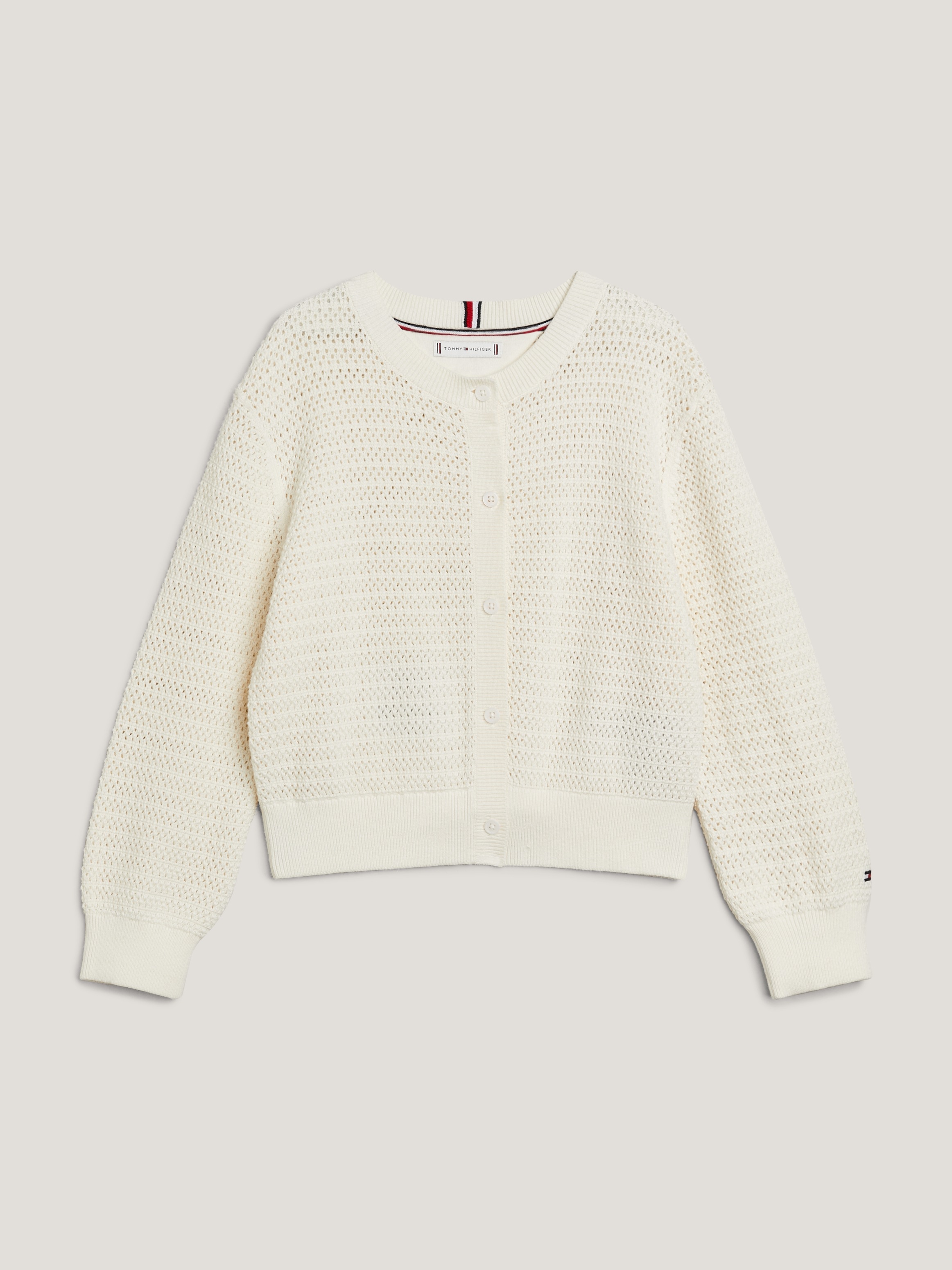 Tommy Hilfiger Strickjacke »CROCHET CARDIGAN«, Kinder bis 16 Jahre