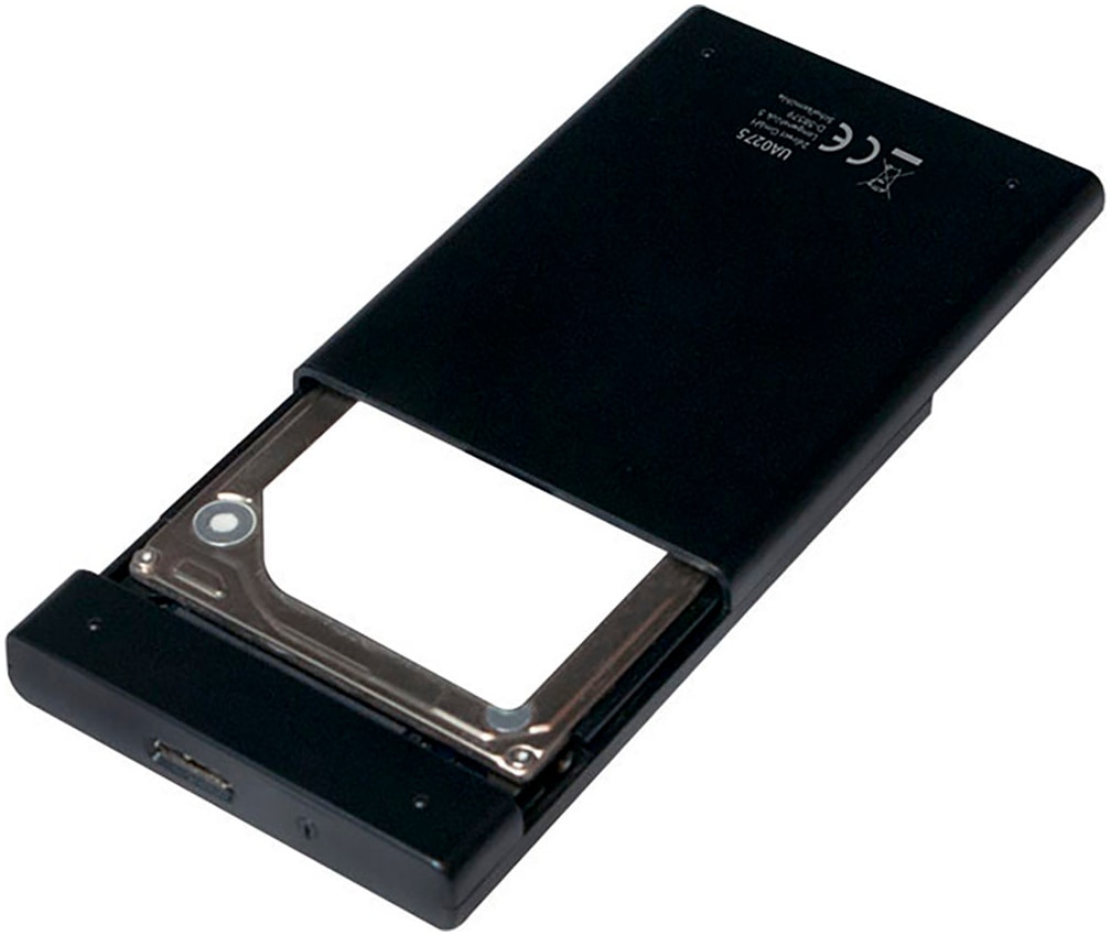 LogiLink HDD-Festplatte »USB 3.0 Gehäuse für 2,5" SATA HDD/SSD«, 2,5 Zoll, Anschluss Micro-USB B