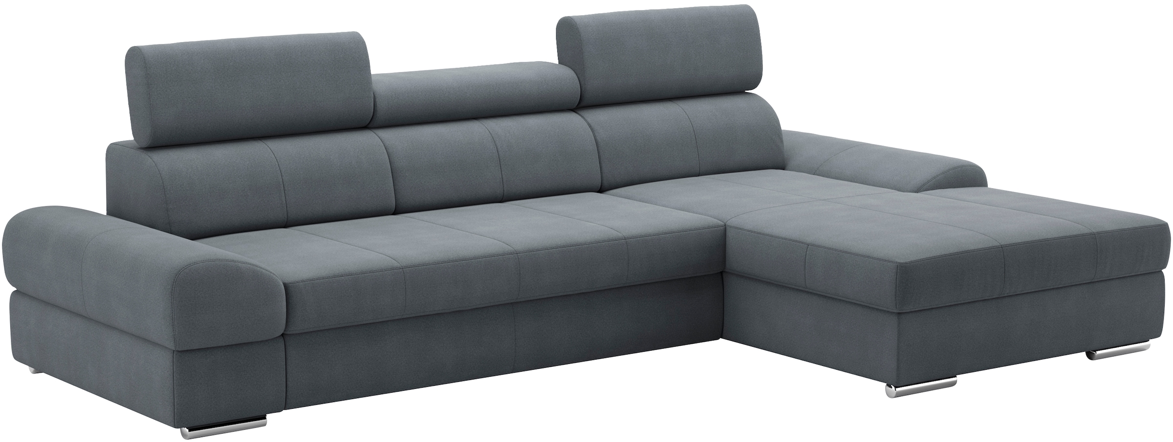 sit&more Ecksofa Broadway, mit verstellbaren Kopfteilen, wahlweise mit Bettfunktion