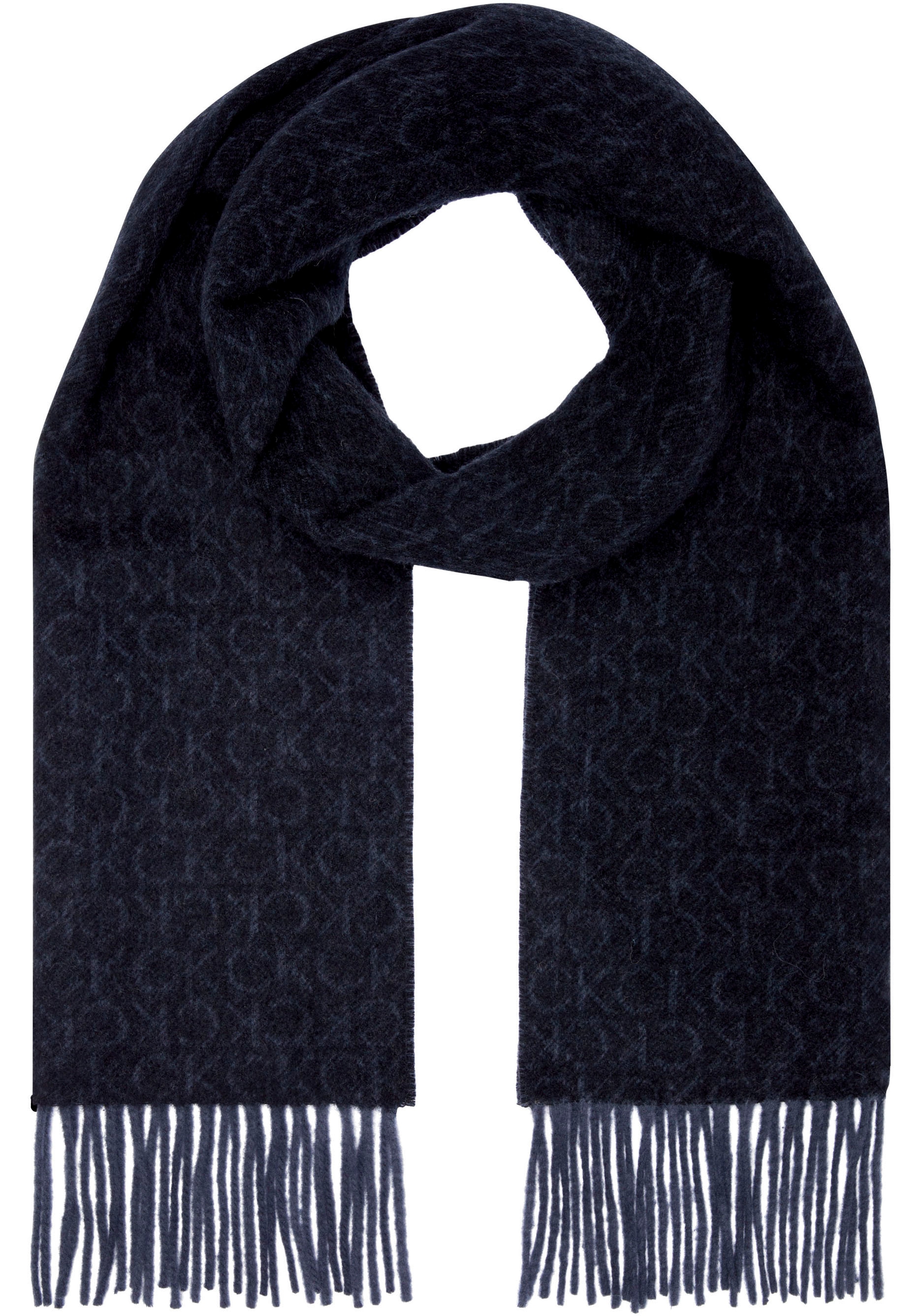 Schal »CLASSIC WOOL SCARF MONOGRAM«, mit Logoprägung