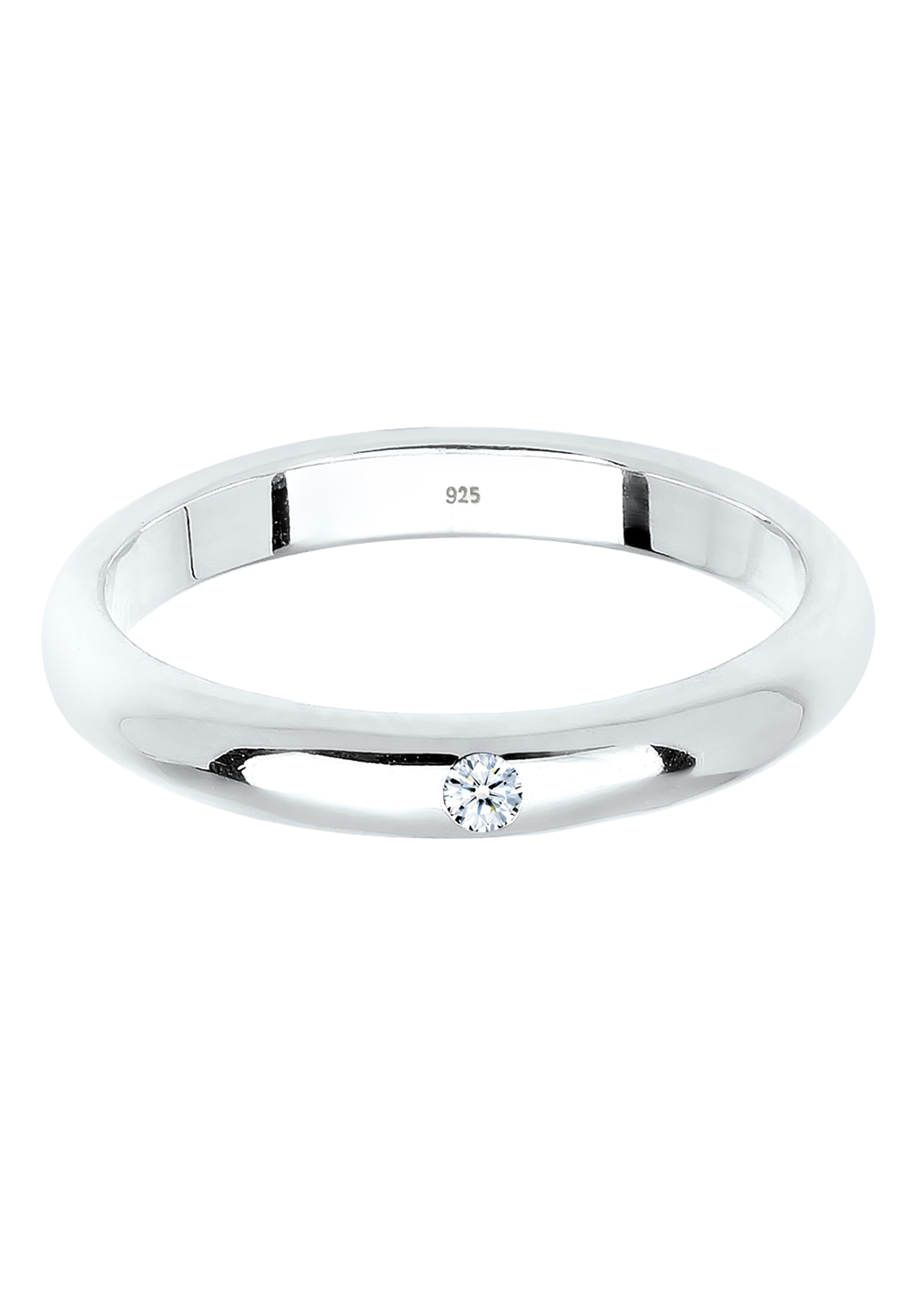 Elli DIAMONDS Verlobungsring »Ring 925 Sterling Silber Diamant ct 0.03 Verlobungsring«