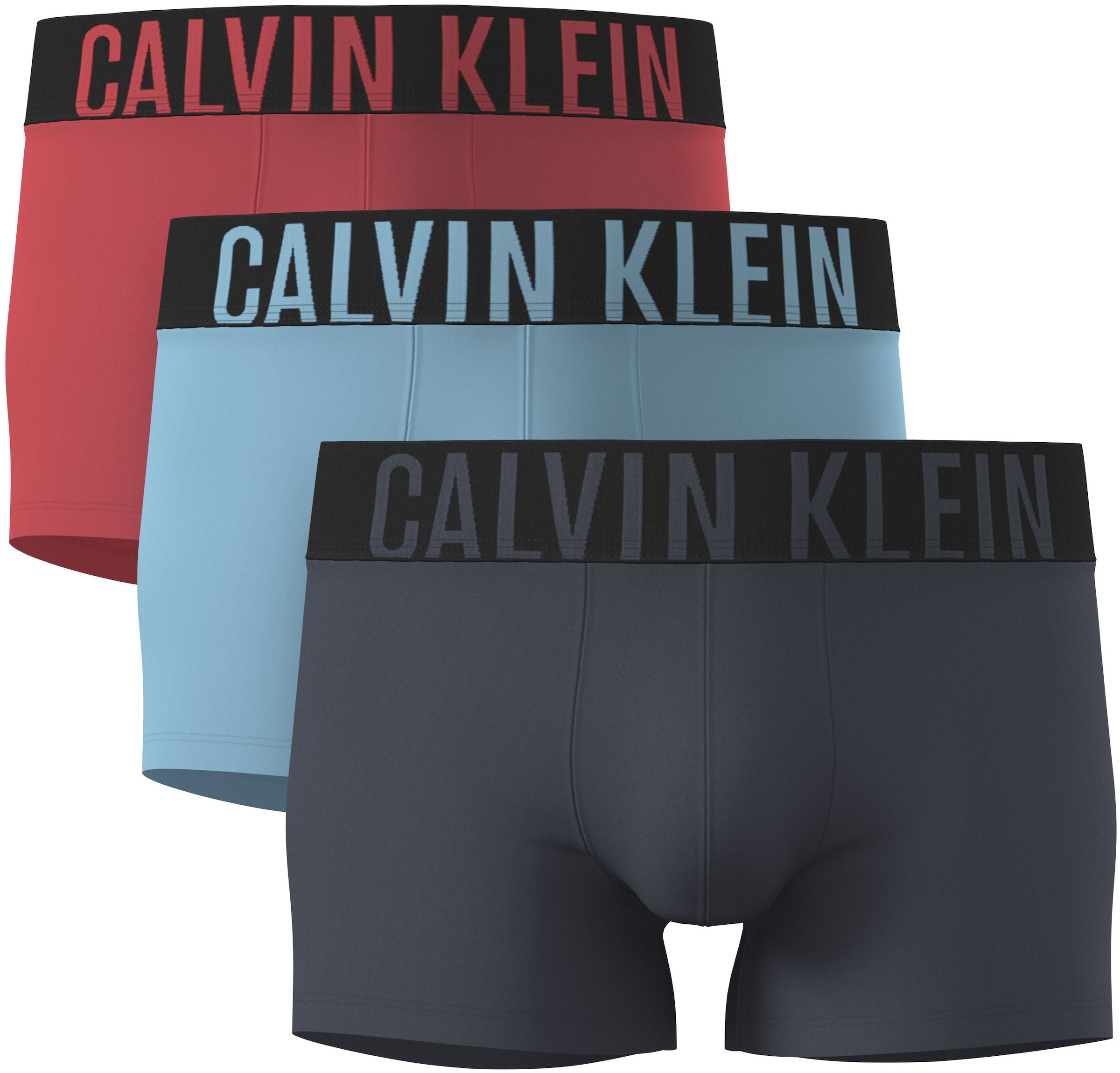 Calvin Klein Underwear Trunk »TRUNK 3PK« Packung, 3er, 3 Stk. mit Logo-Stretchbund