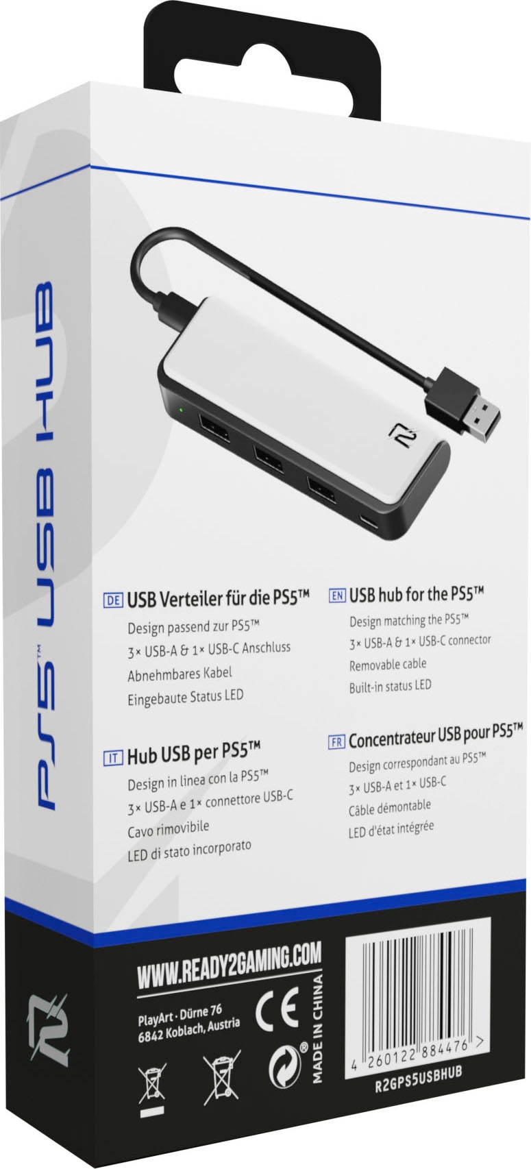 Ready2gaming Gaming-Adapter »PS5™ USB HUB«